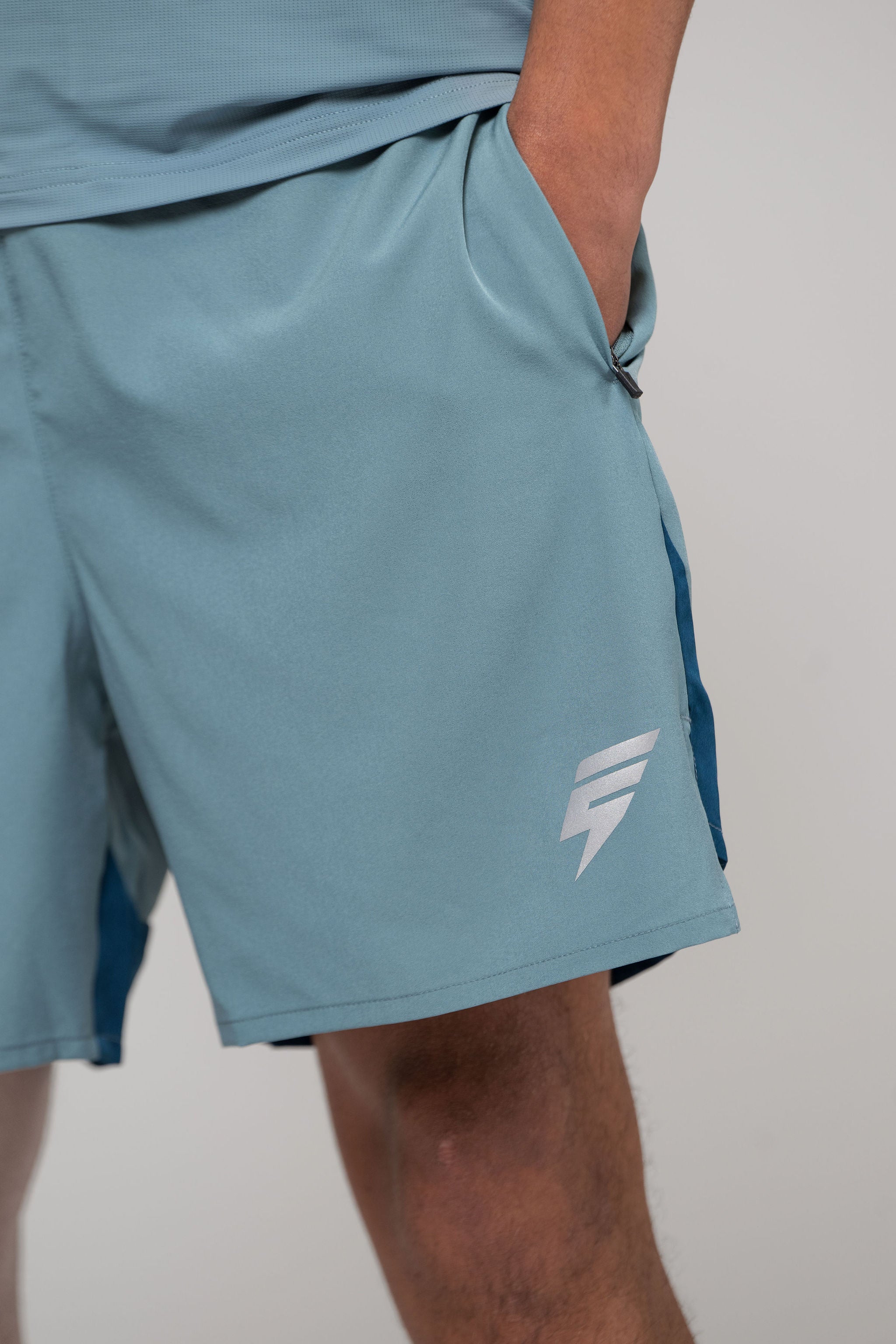 TRACK SHORT - TEAL