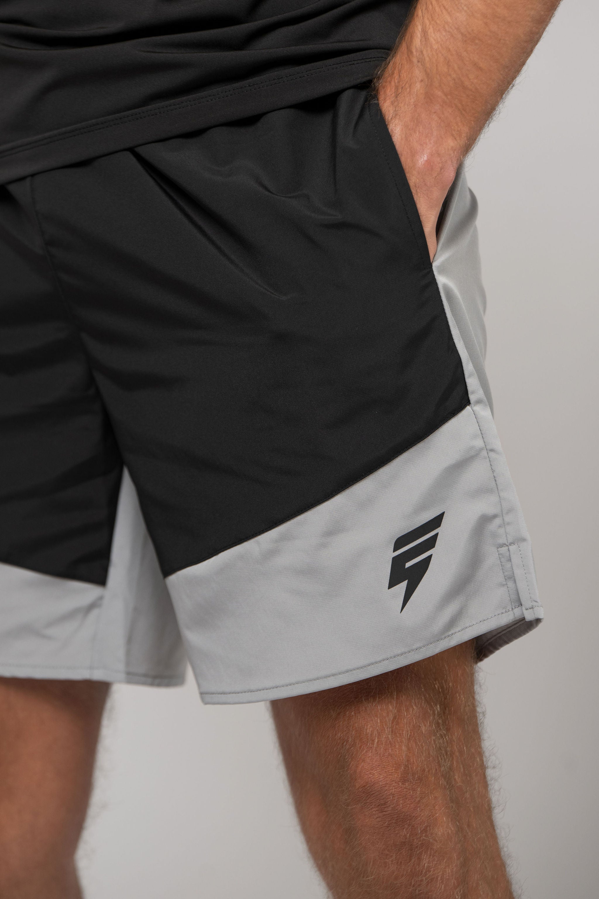 GHOST SHORT SET - BLACK/LIGHT GREY