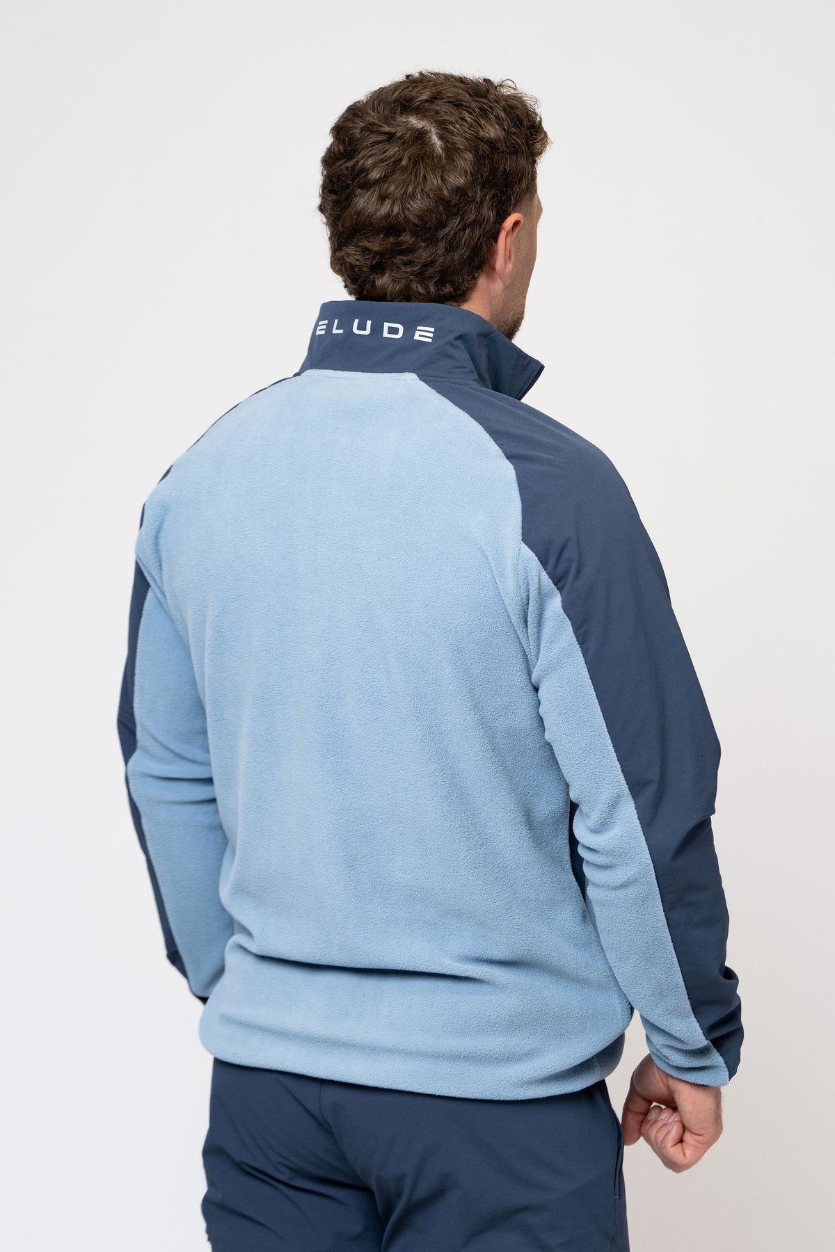 TRAIL FLEECE 1/4 ZIP - MIDNIGHT BLUE/STEEL