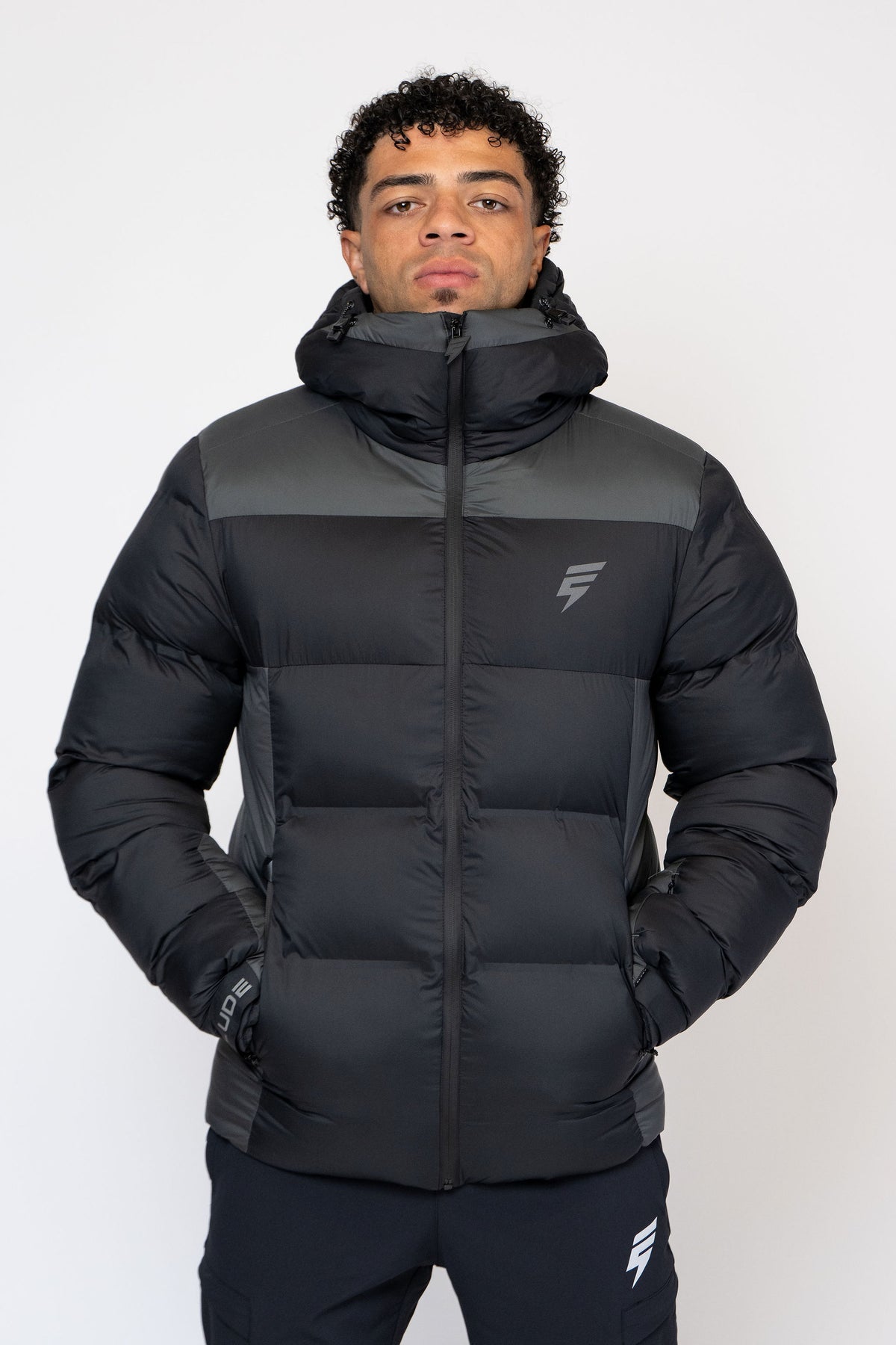 ARCTIC COAT - BLACK/DARK GREY
