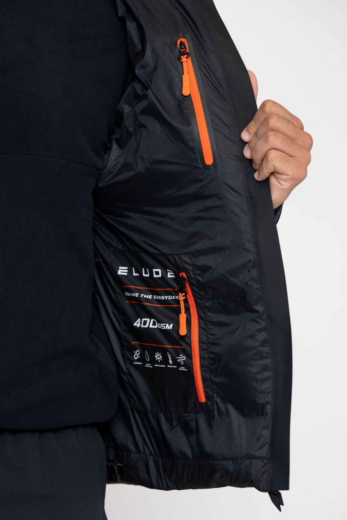 ARCTIC COAT - BLACK/DARK GREY