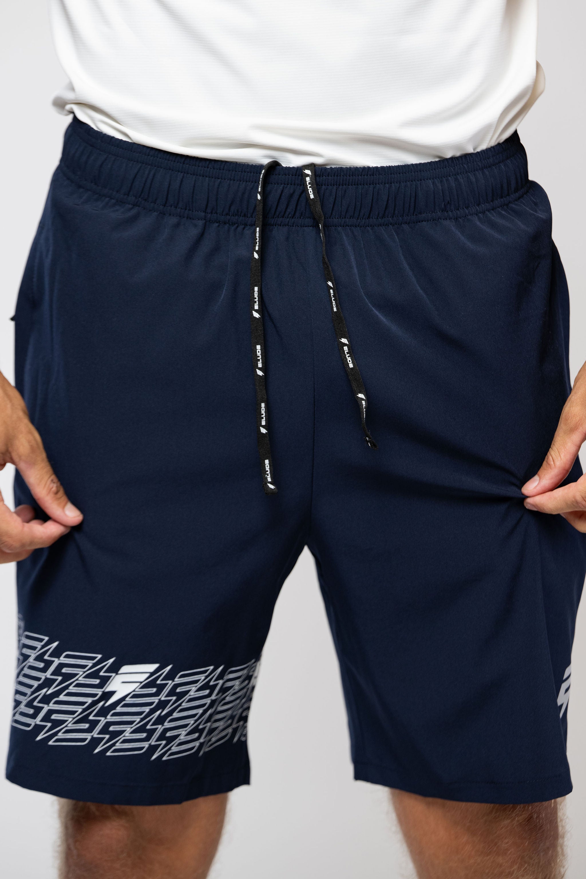 ICON SHORTS - NAVY/WHITE