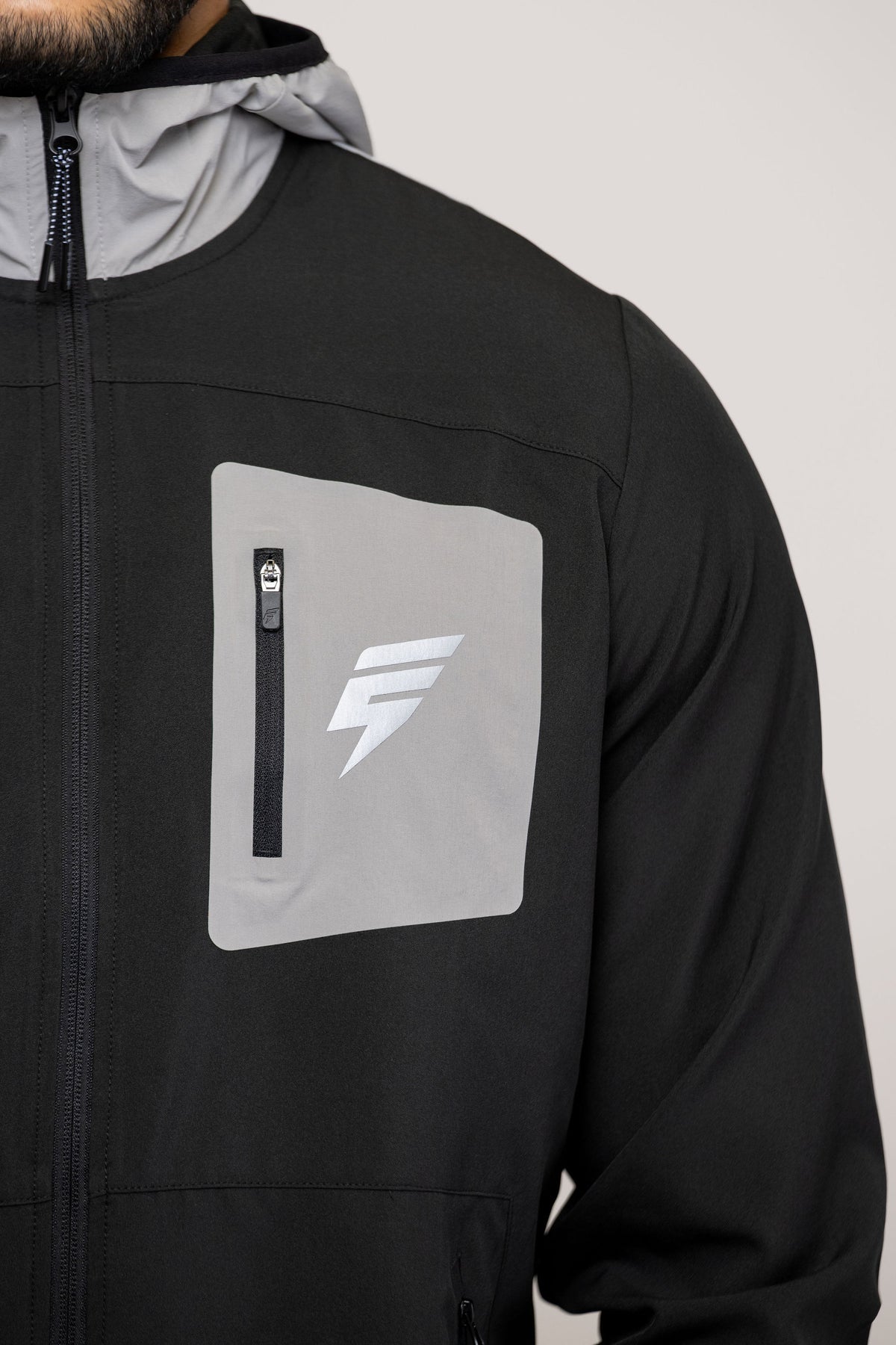 GALAXY TRACKSUIT - BLACK/LIGHT GREY