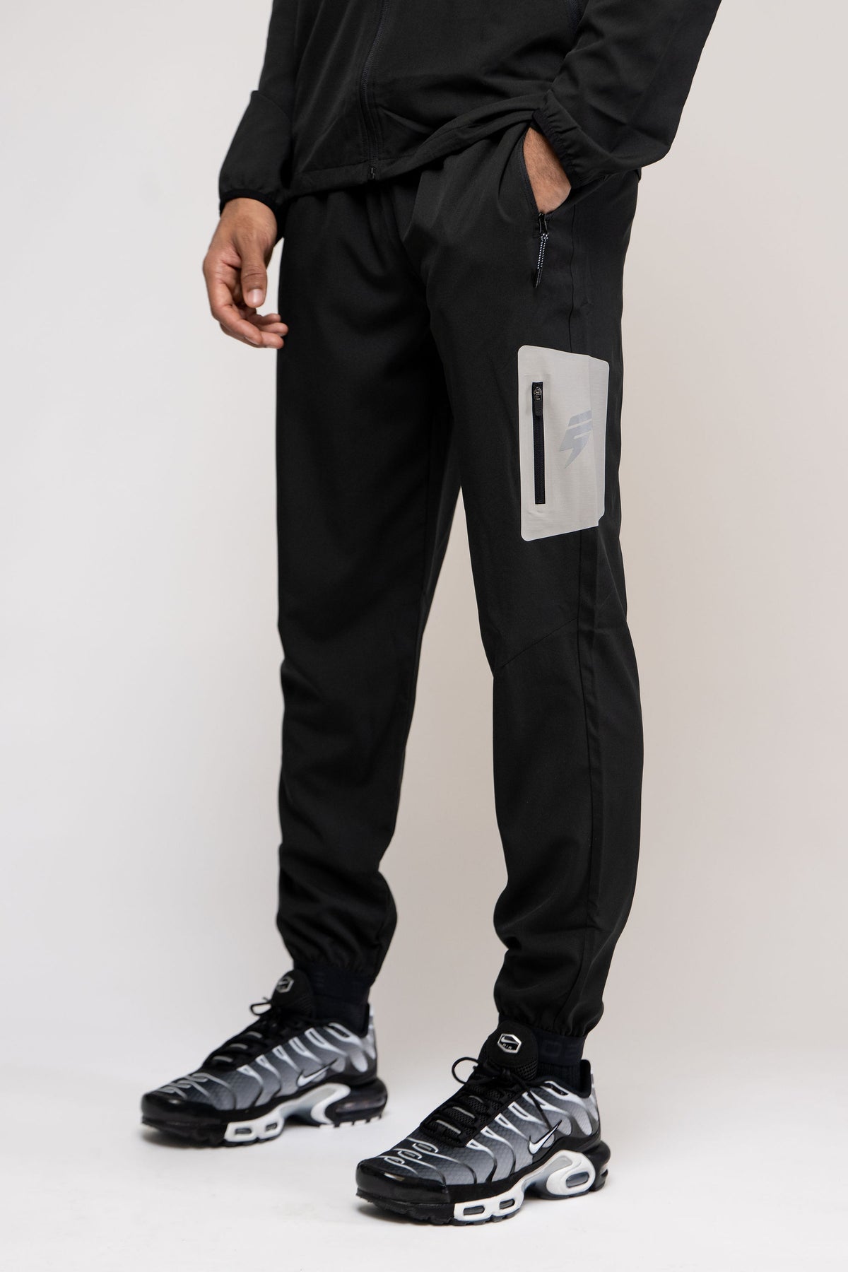 GALAXY TRACKSUIT - BLACK/LIGHT GREY