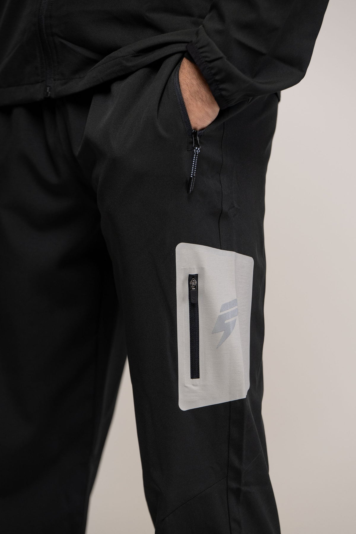 GALAXY TRACKSUIT - BLACK/LIGHT GREY