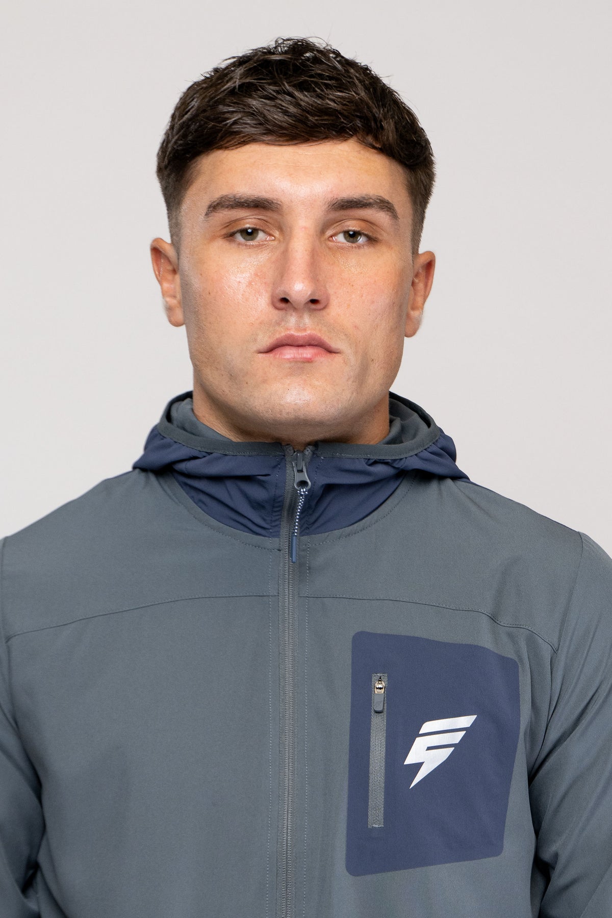 GALAXY JACKET - GREY/MIDNIGHT BLUE
