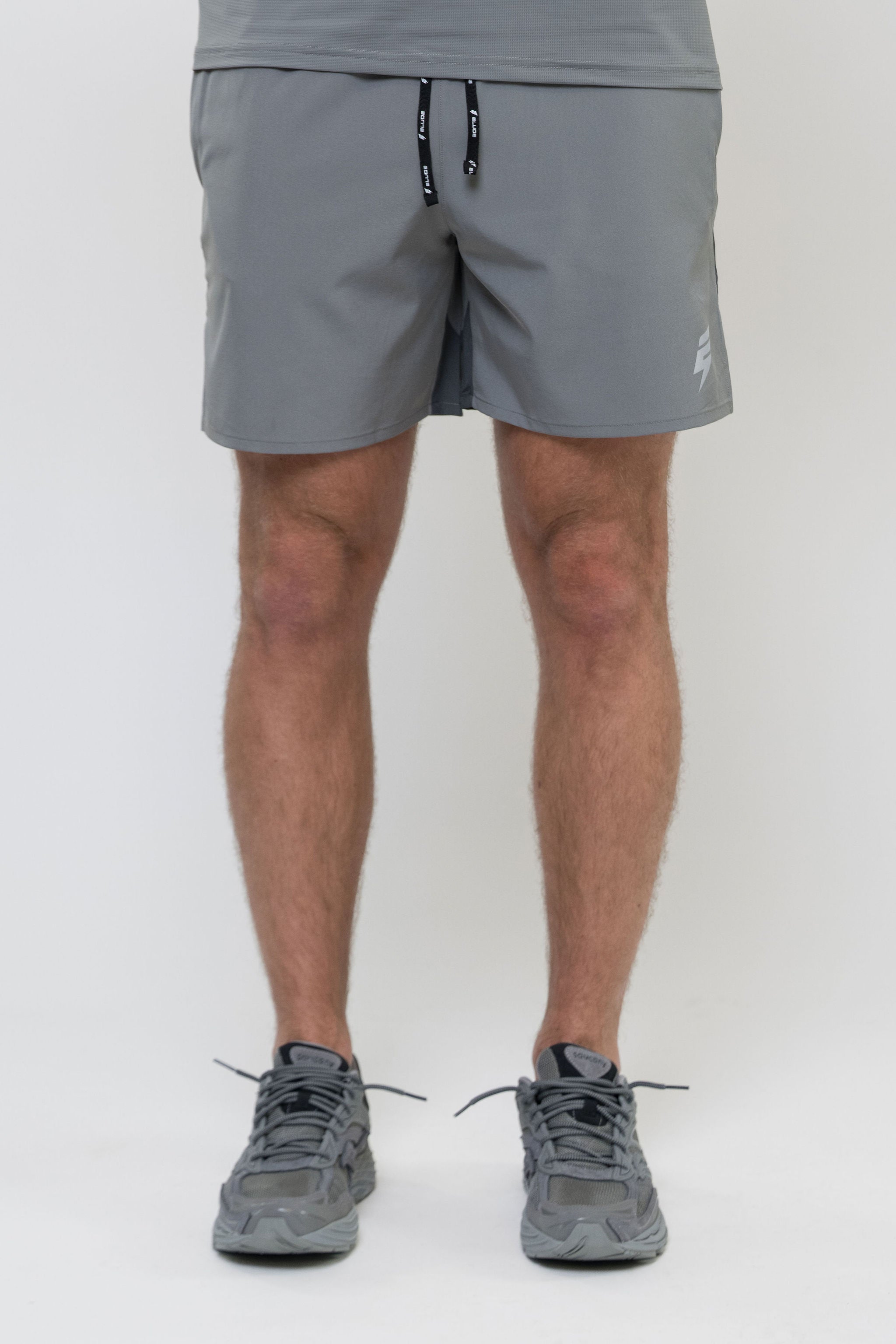 TRACK SHORT - LIGHT GREY/GREY