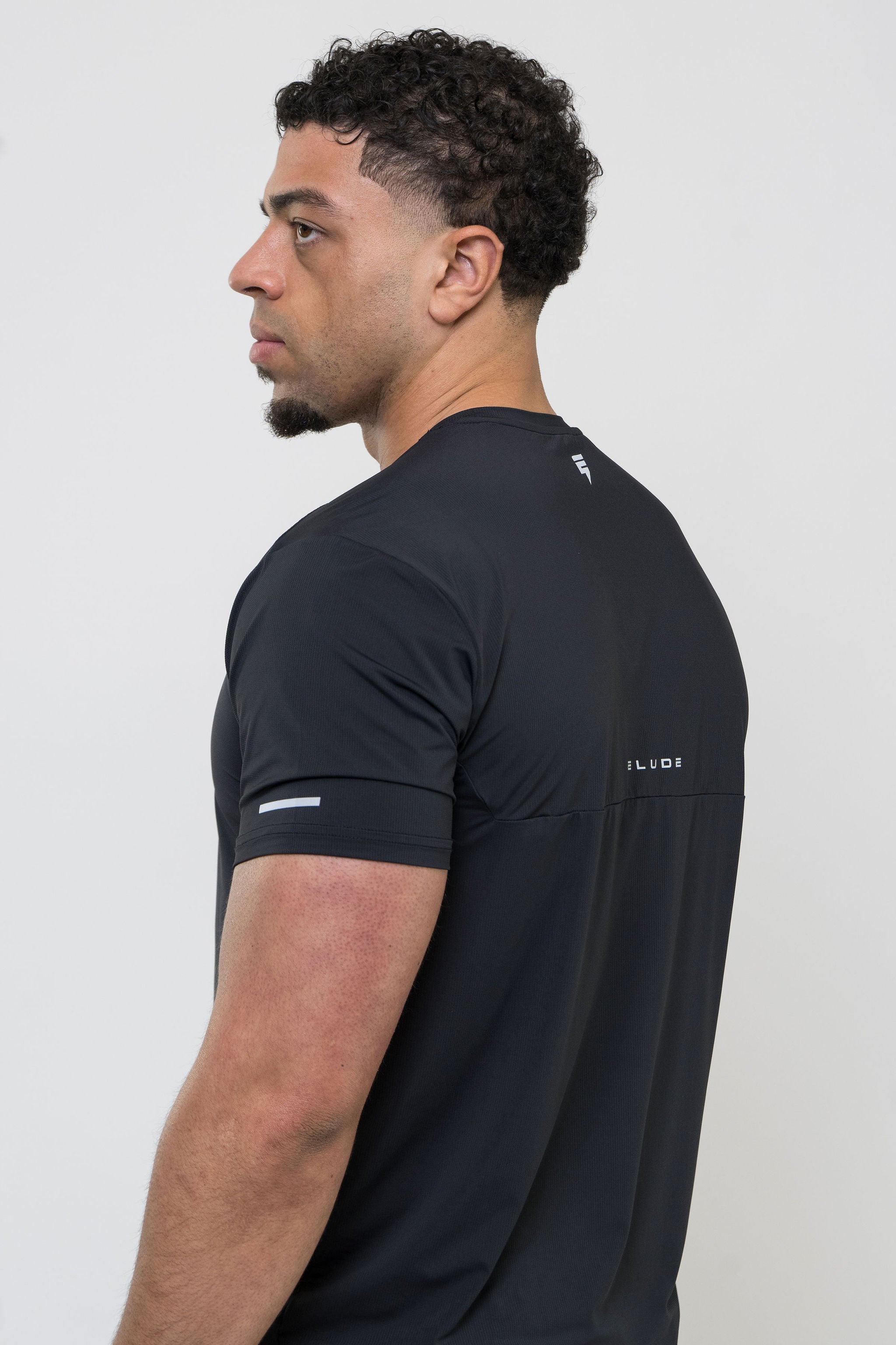TRACK TEE - JET BLACK