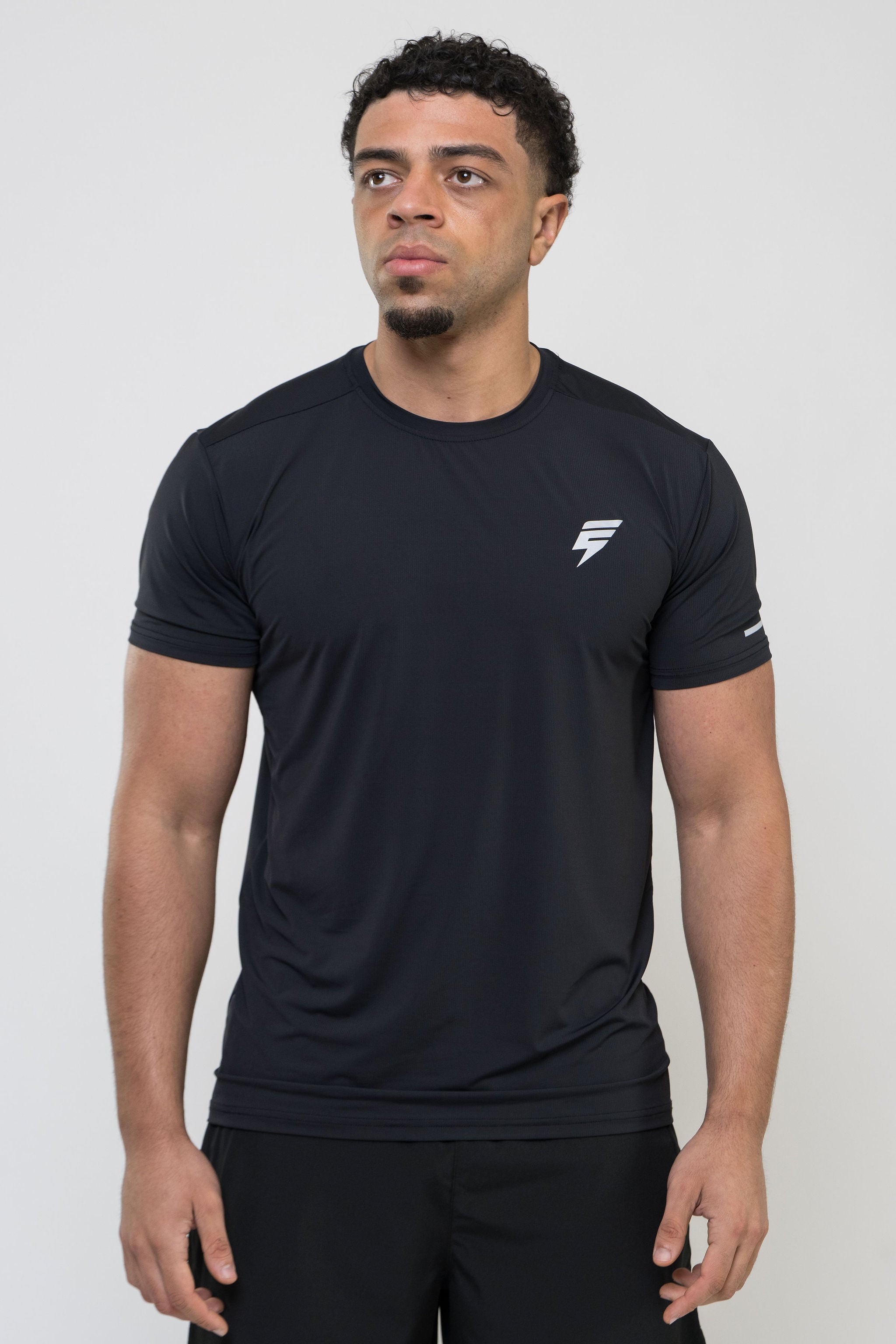TRACK TEE - JET BLACK