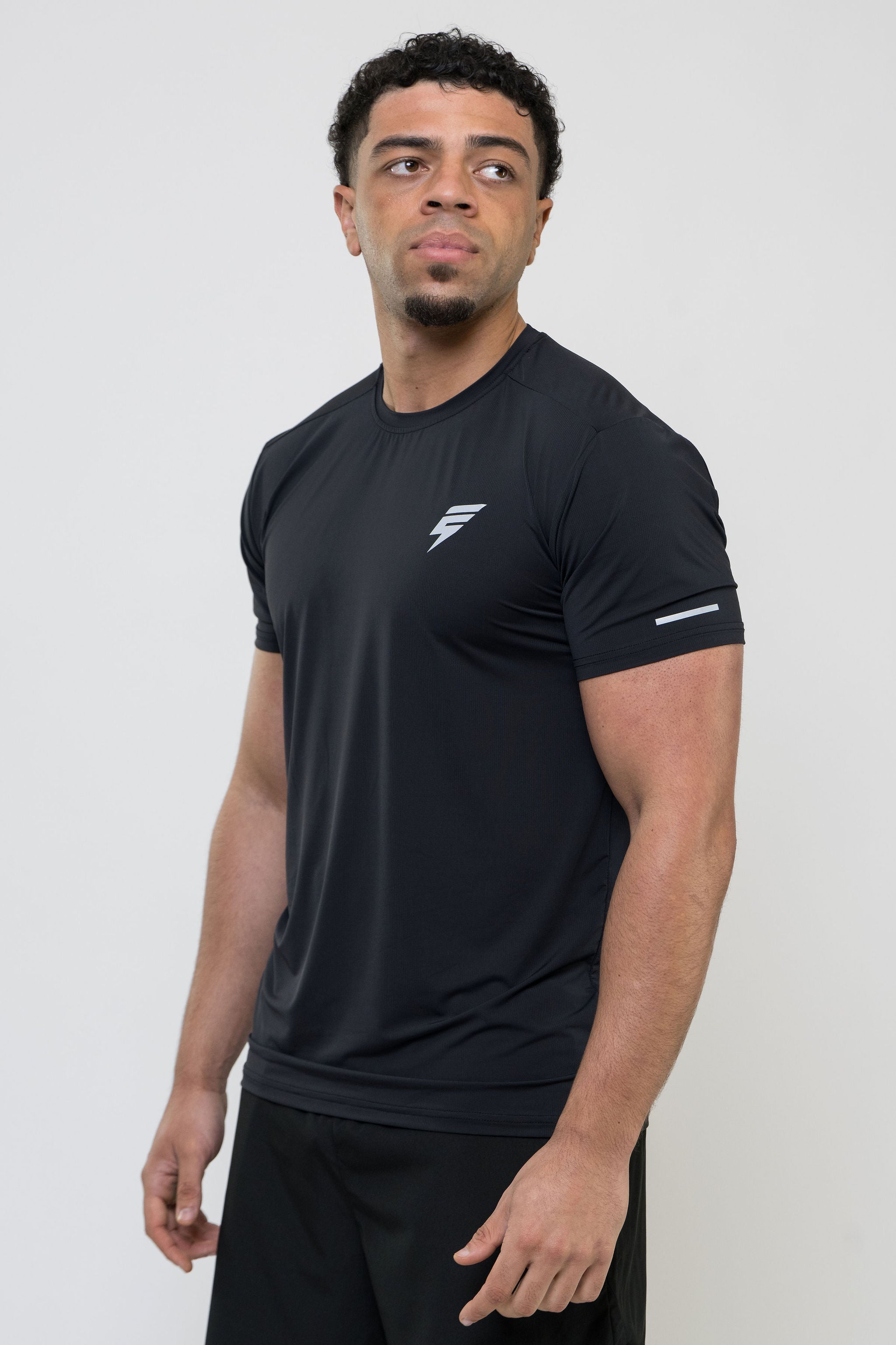 TRACK TEE - JET BLACK