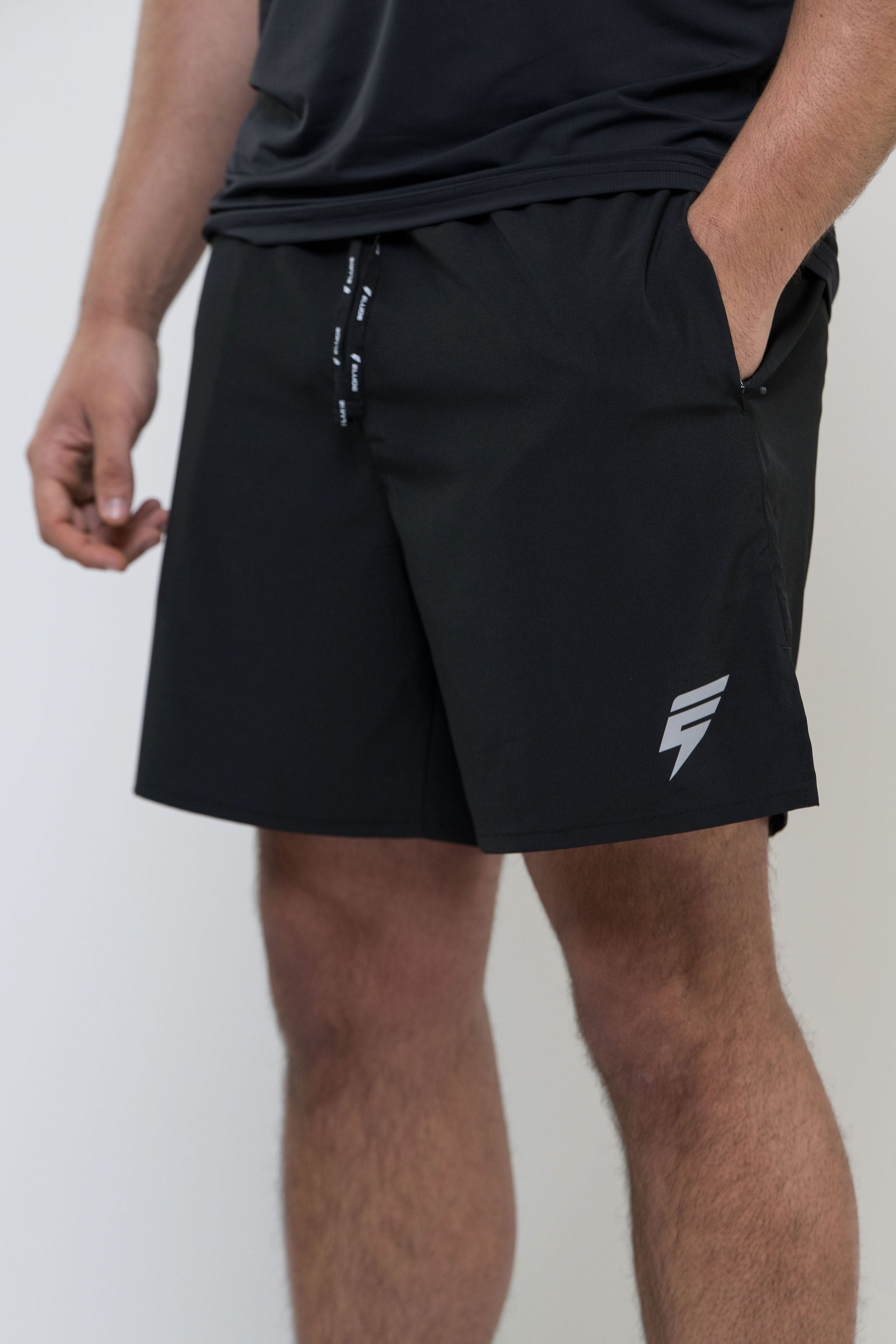 TRACK SHORT - JET BLACK