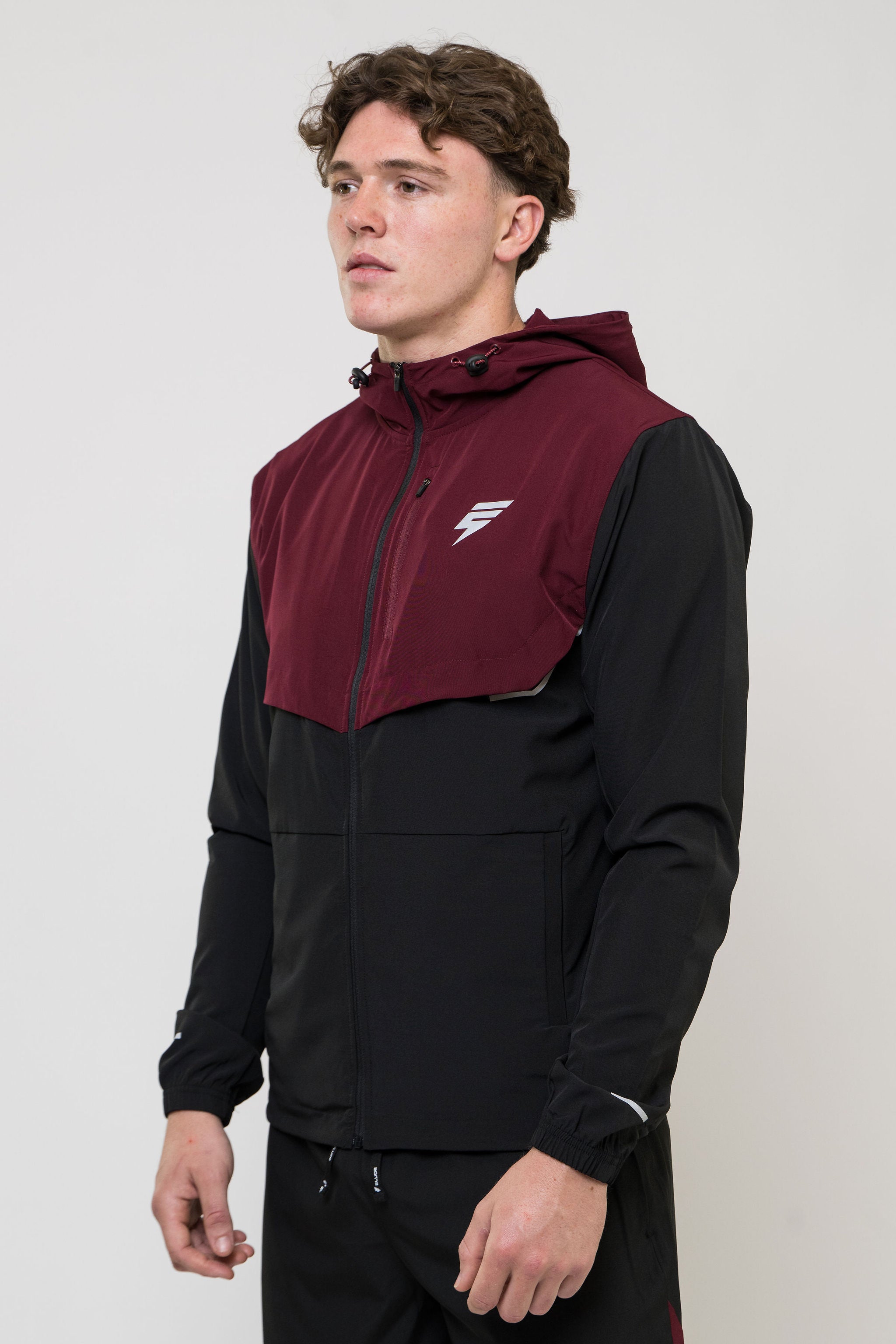 TRACK TRACKSUIT - BLACK/MAROON