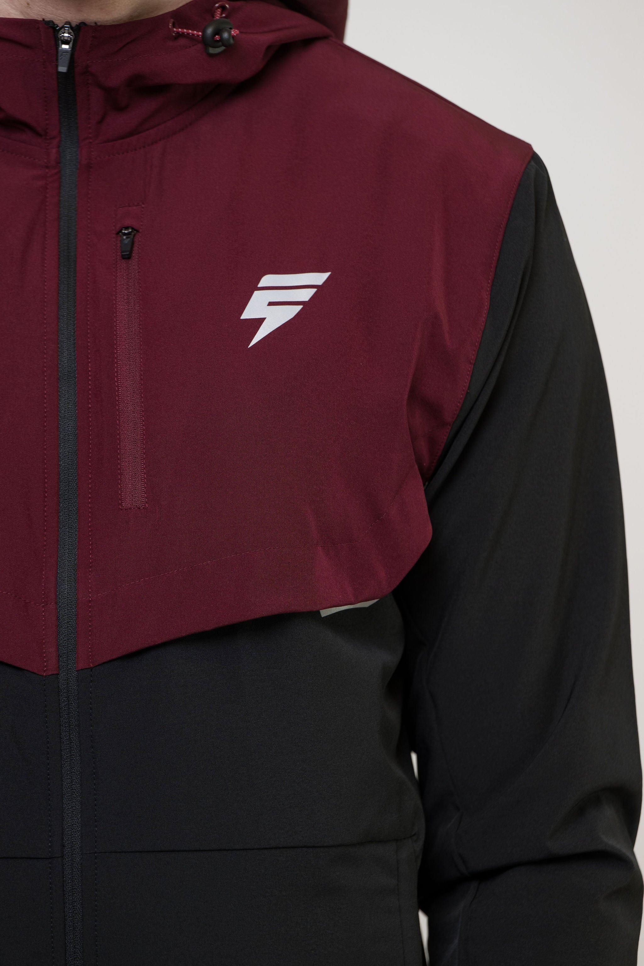 TRACK TRACKSUIT - BLACK/MAROON