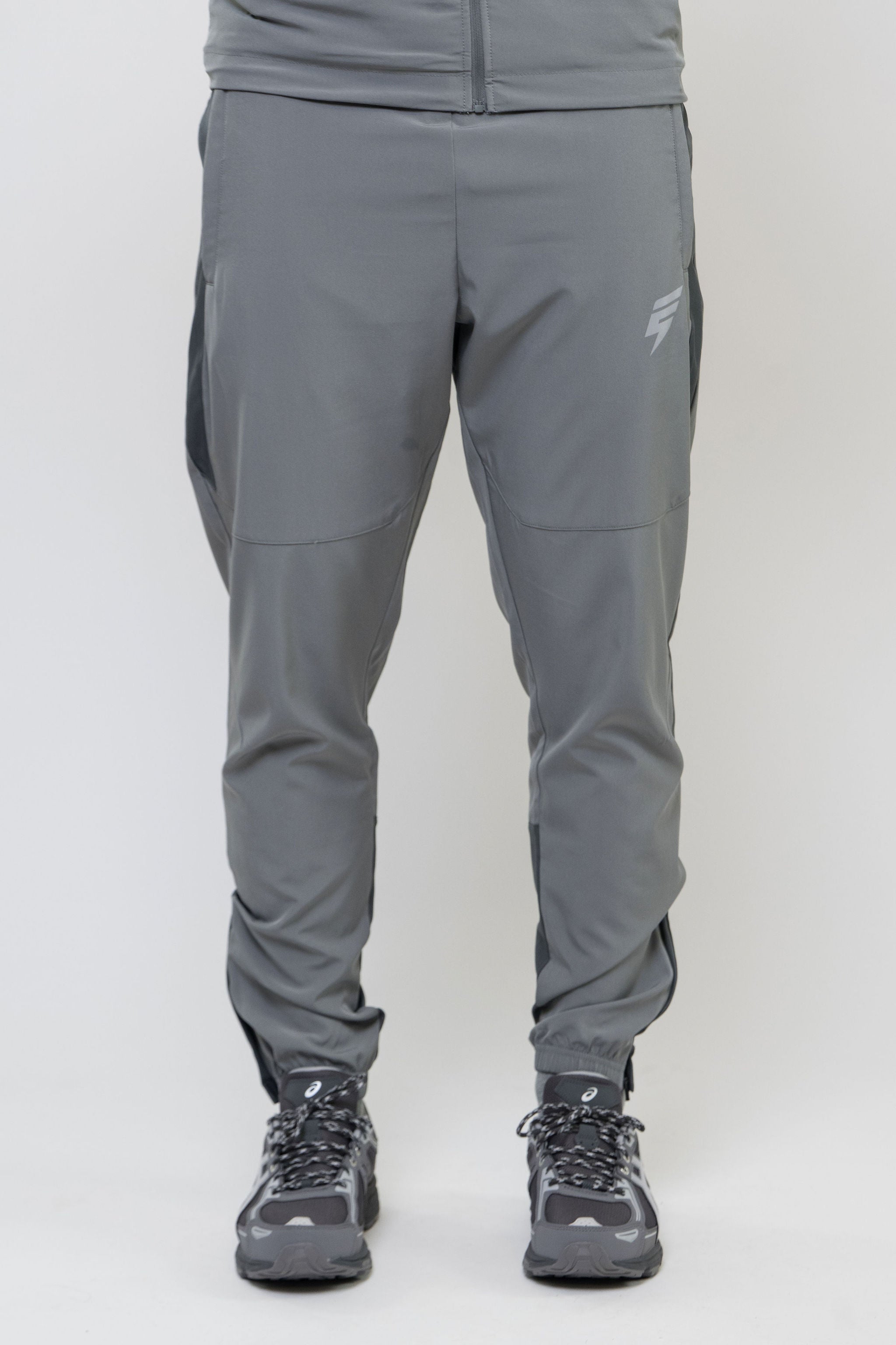 TRACK PANT - LIGHT GREY/GREY