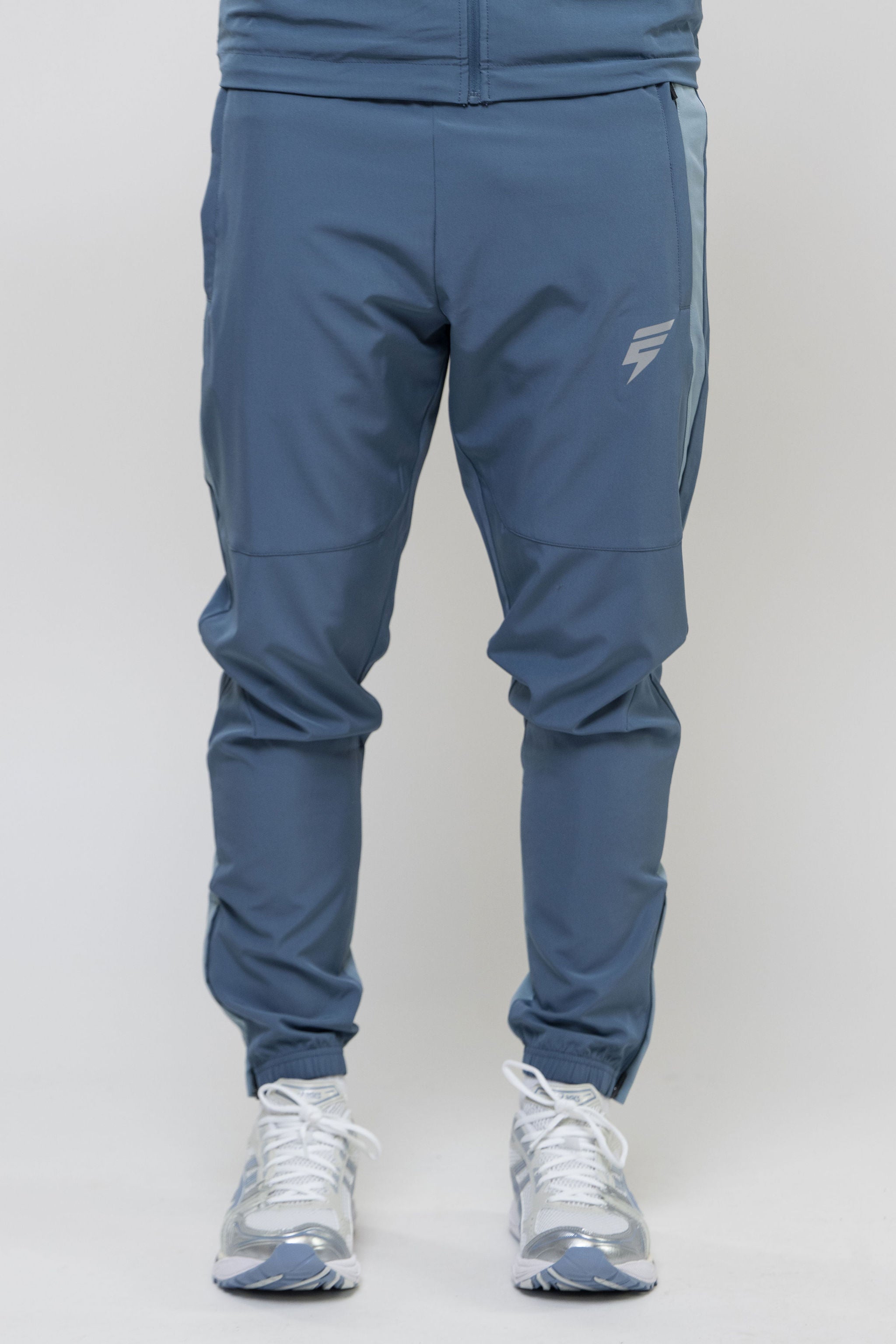 TRACK PANT - PALE NAVY/SKY BLUE