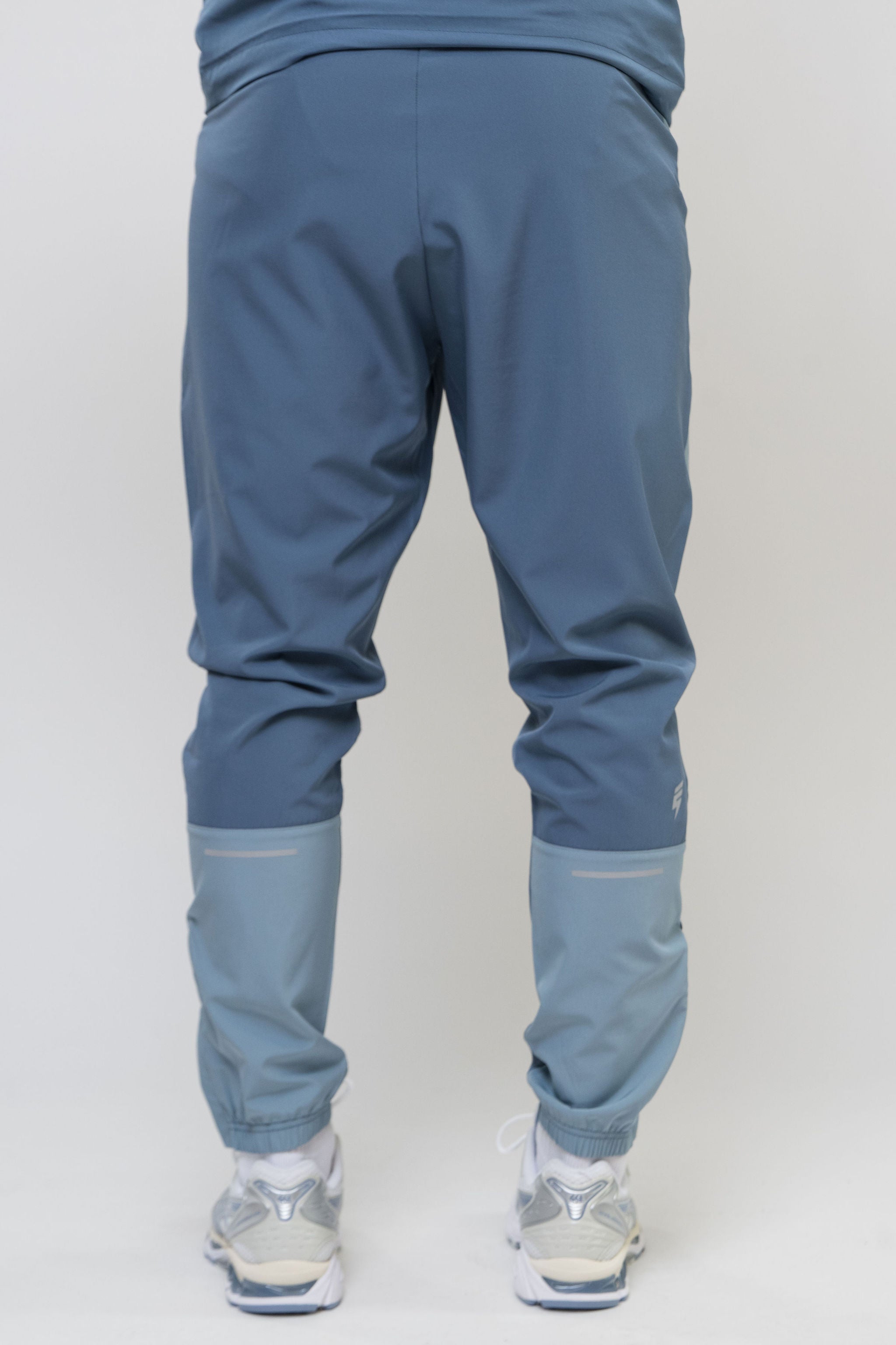 TRACK PANT - PALE NAVY/SKY BLUE