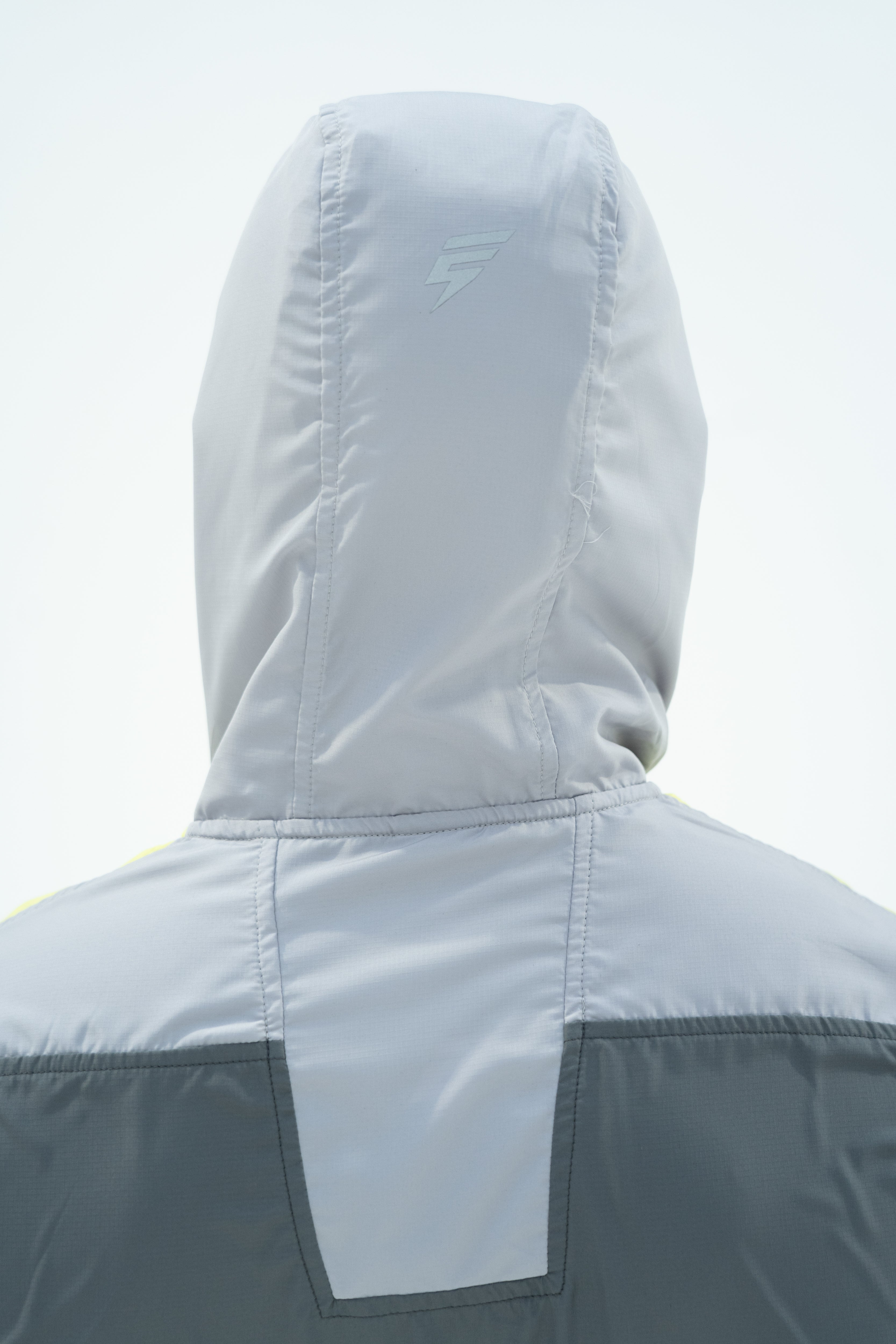 VENT WINDBREAKER JACKET - GREY/LIME/LIGHT GREY