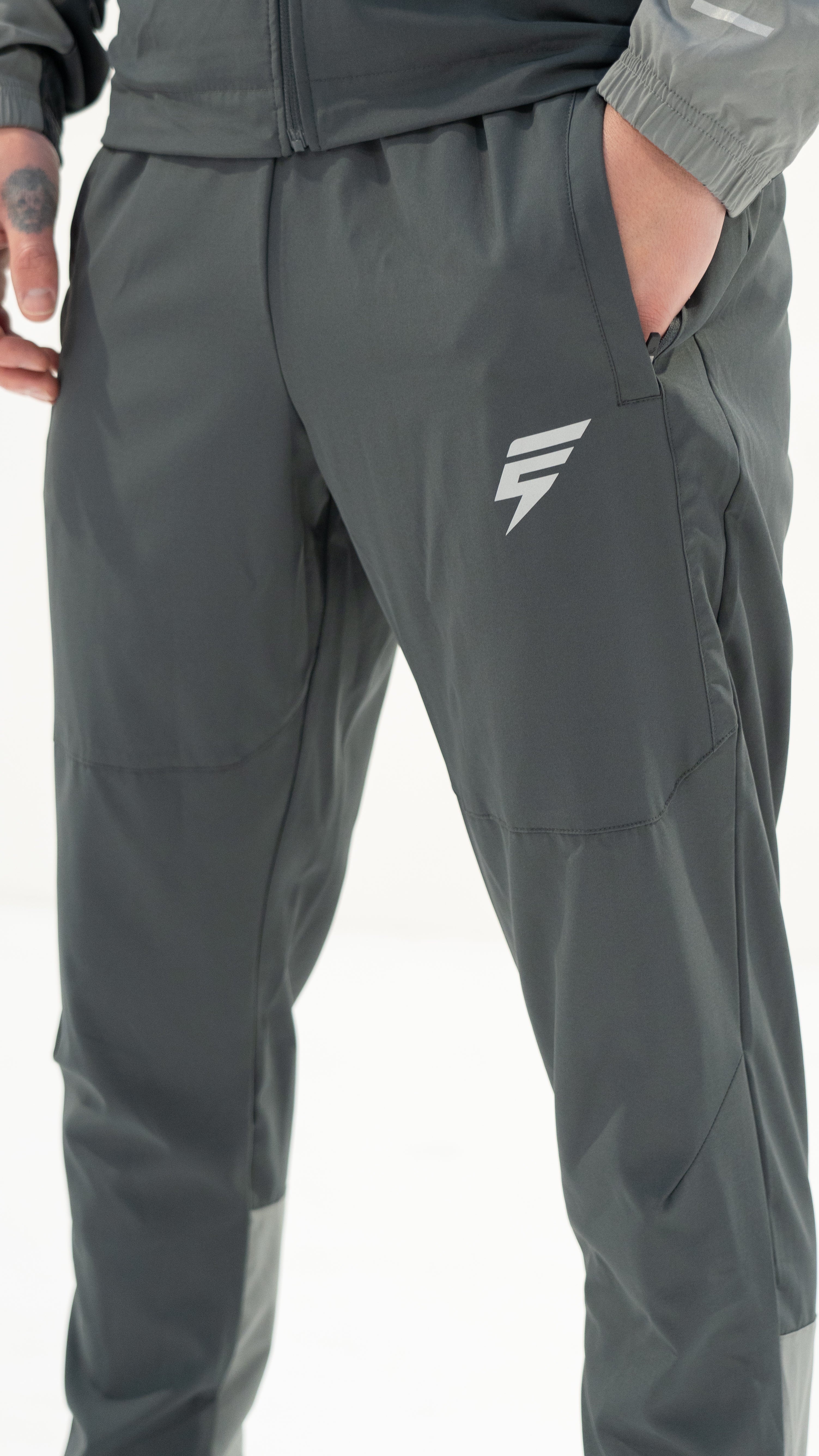 TRACK TRACKSUIT - COAL/LIGHT GREY