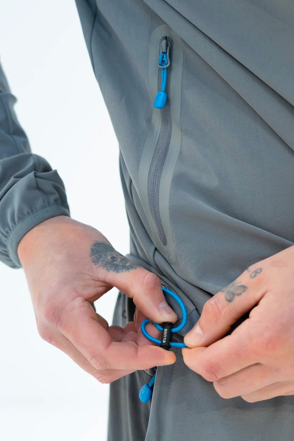 GHOST JACKET - LIGHT GREY/COAL/BLUE