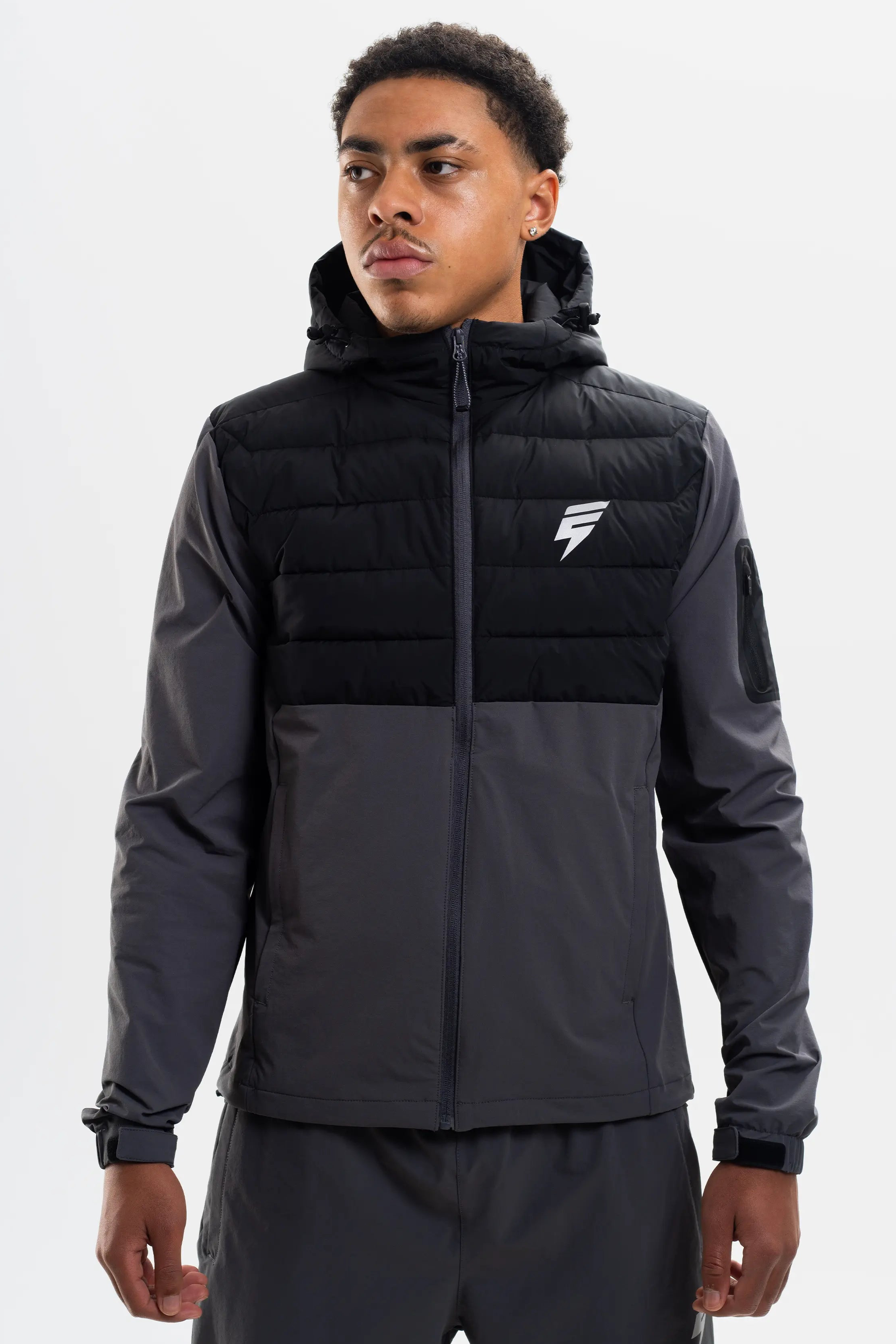 HYBRID JACKET - COAL/BLACK
