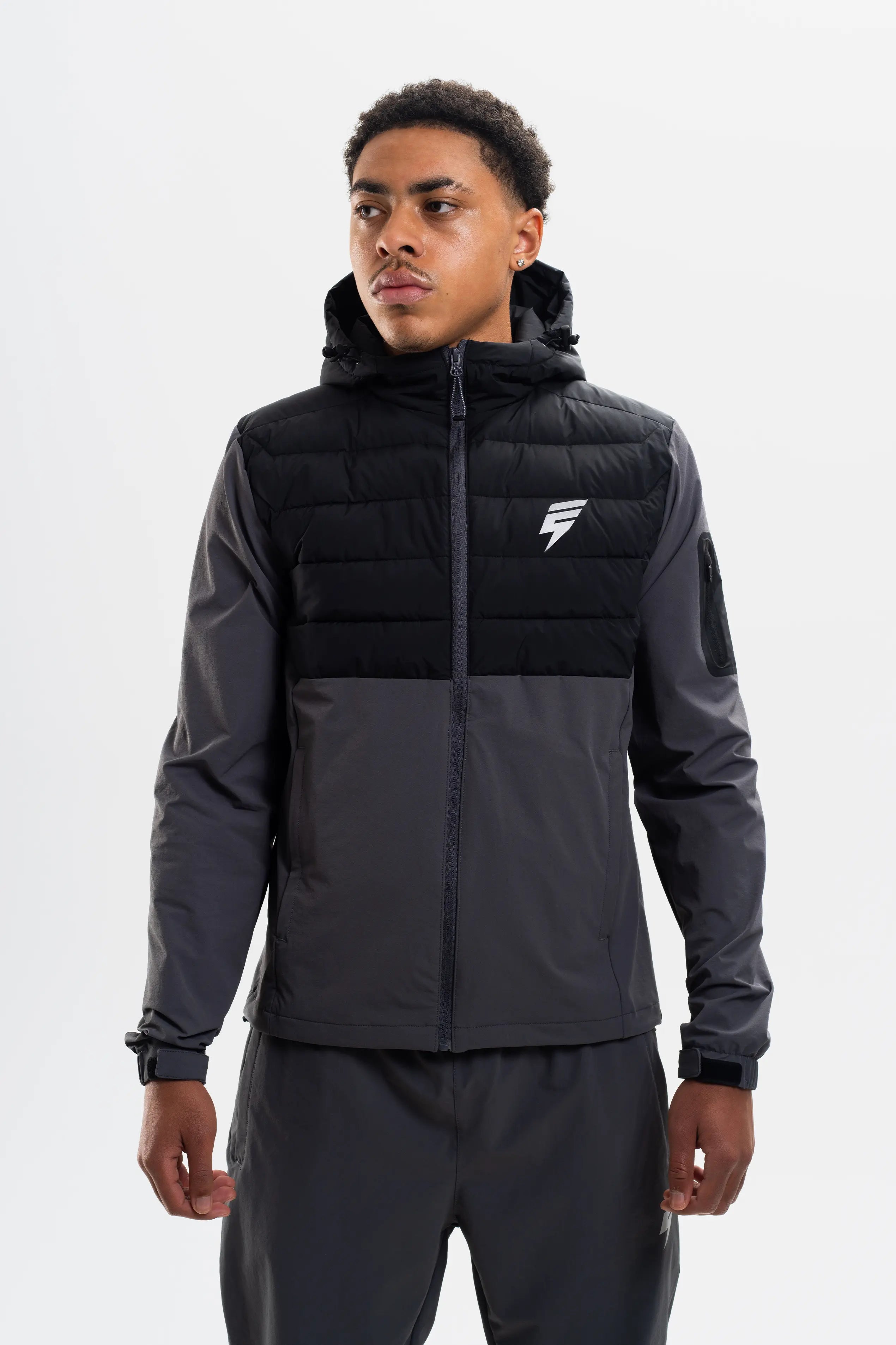 HYBRID TRACKSUIT - COAL/BLACK