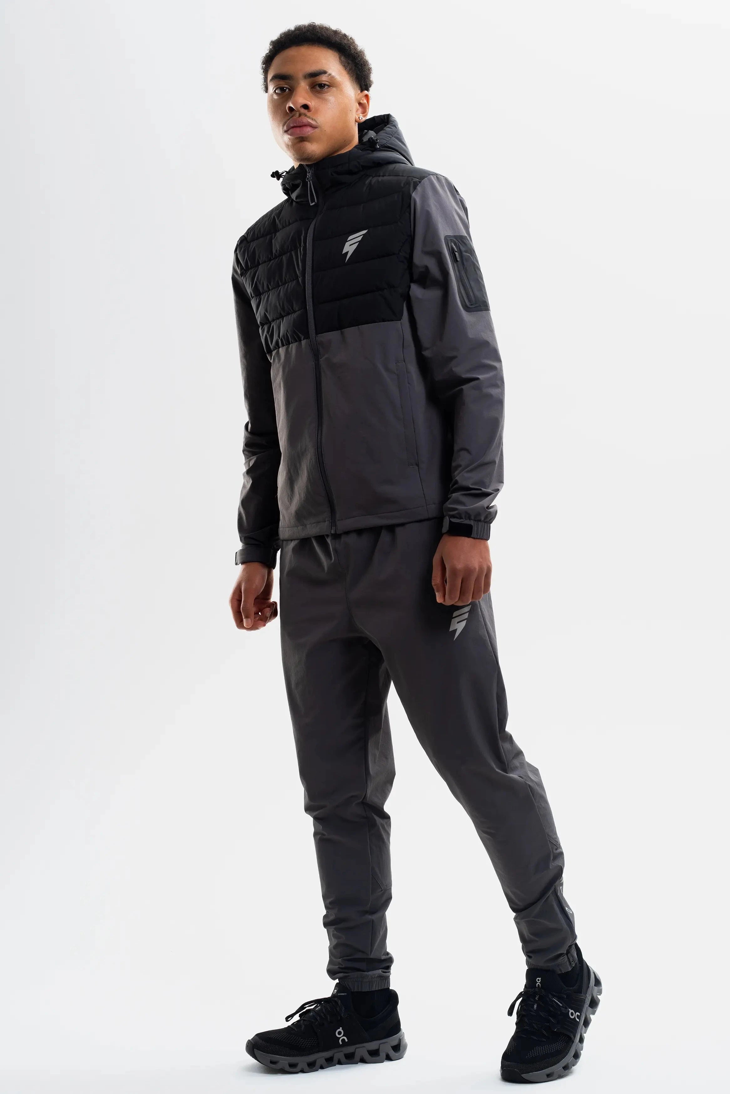 HYBRID TRACKSUIT - COAL/BLACK