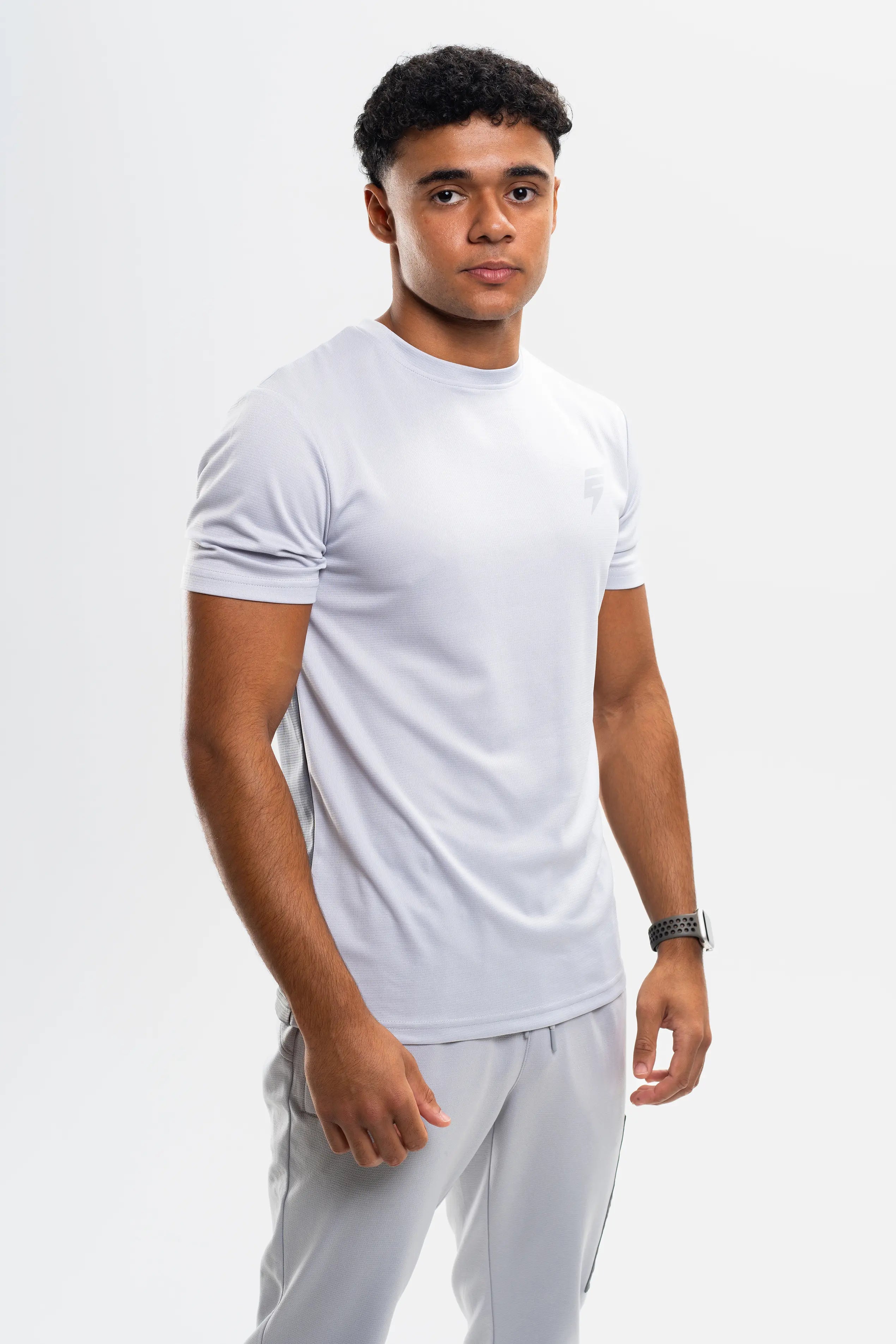 TECH TEE - LIGHT GREY/GREY