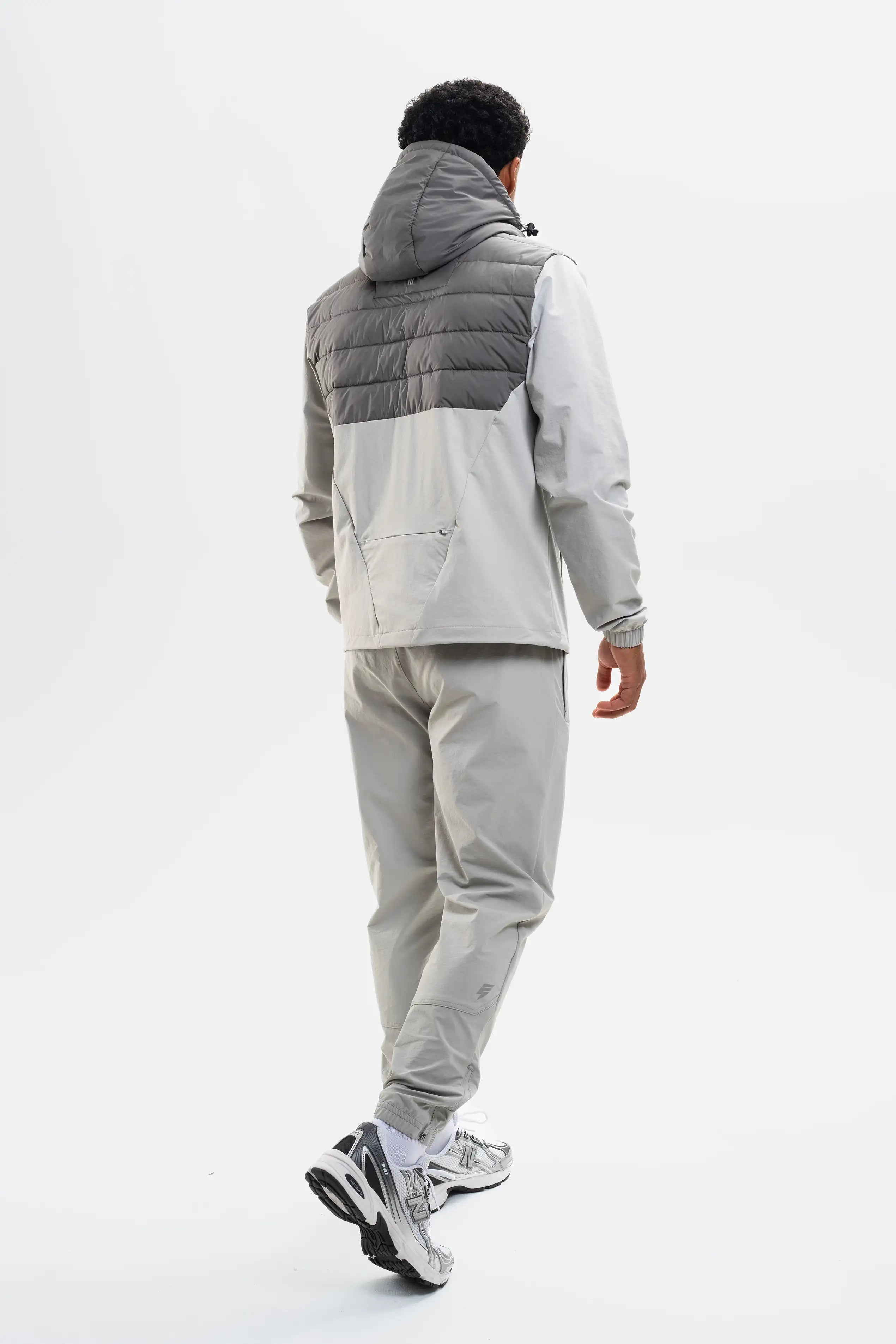 HYBRID TRACKSUIT - LIGHT GREY/COAL