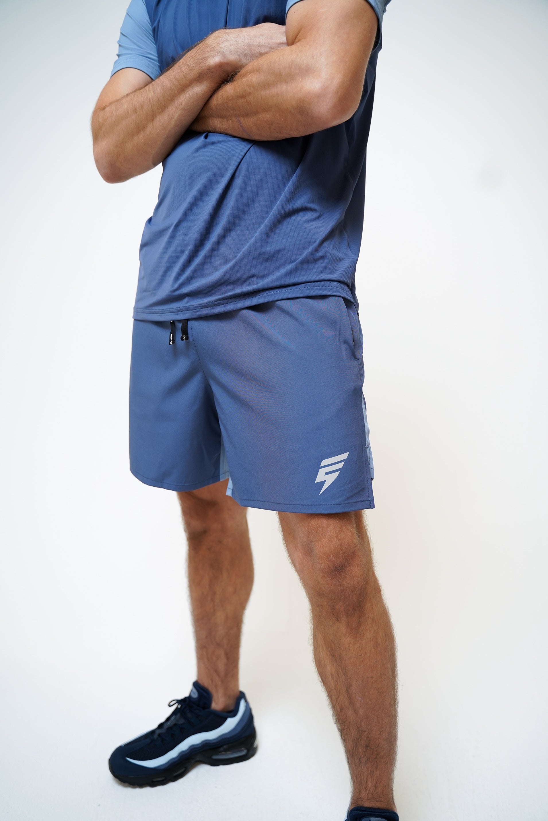 SPLIT SET - NAVY/PASTEL BLUE