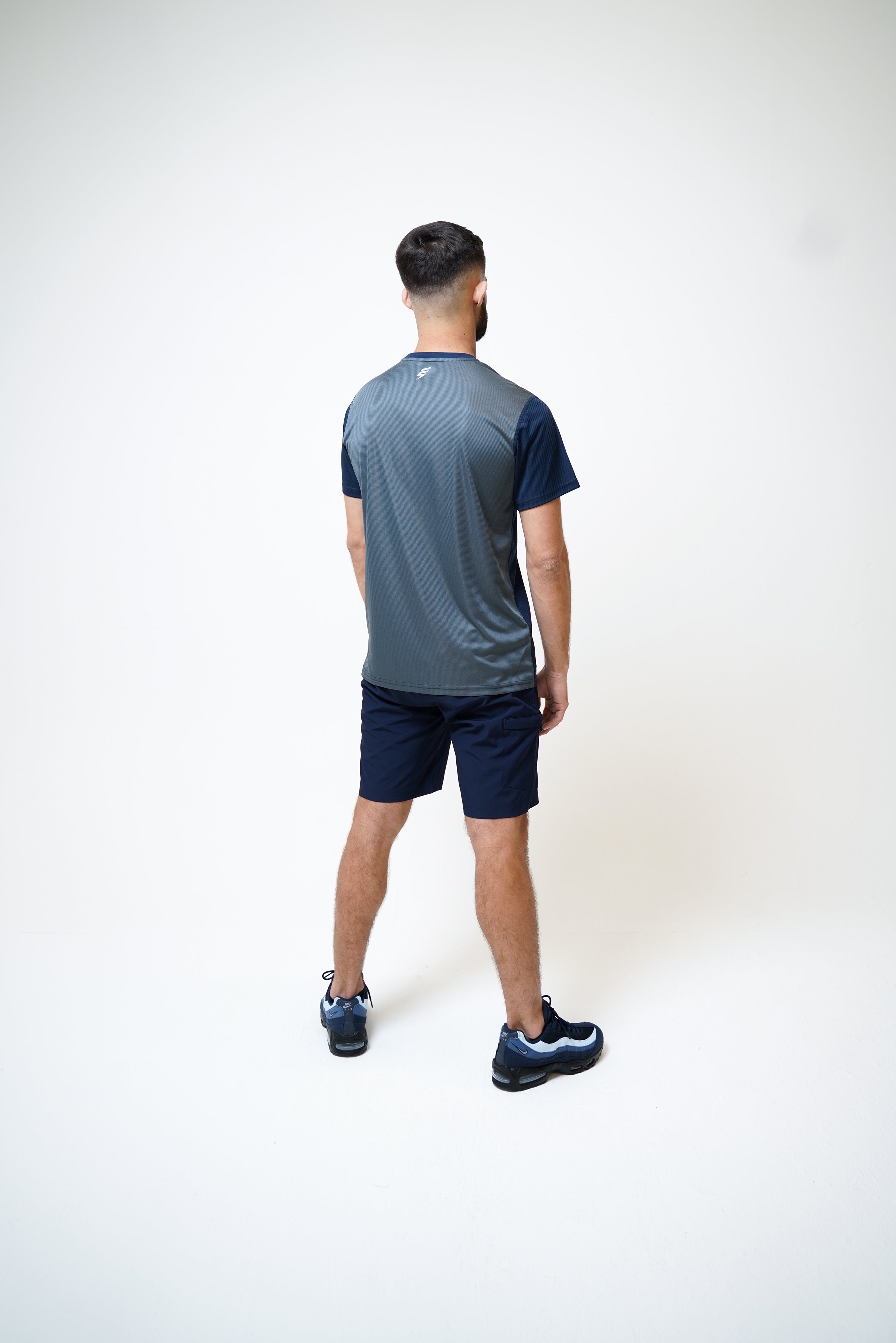 CORE TEE - NAVY/GREY