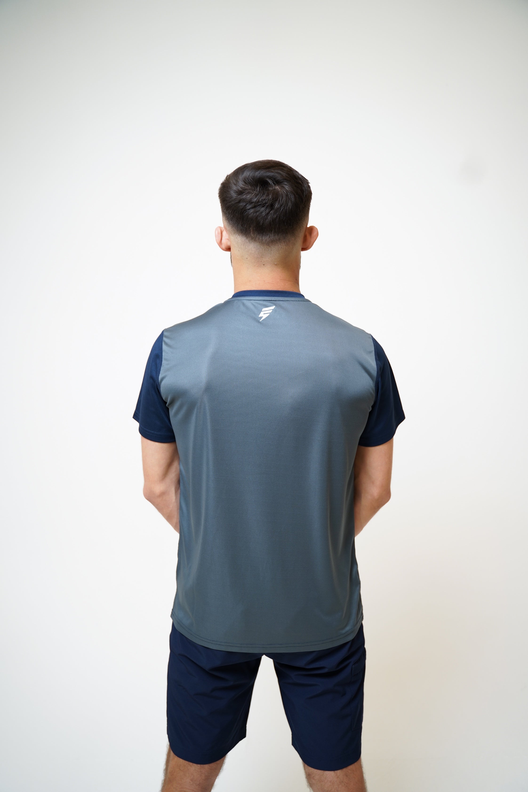 CORE TEE - NAVY/GREY