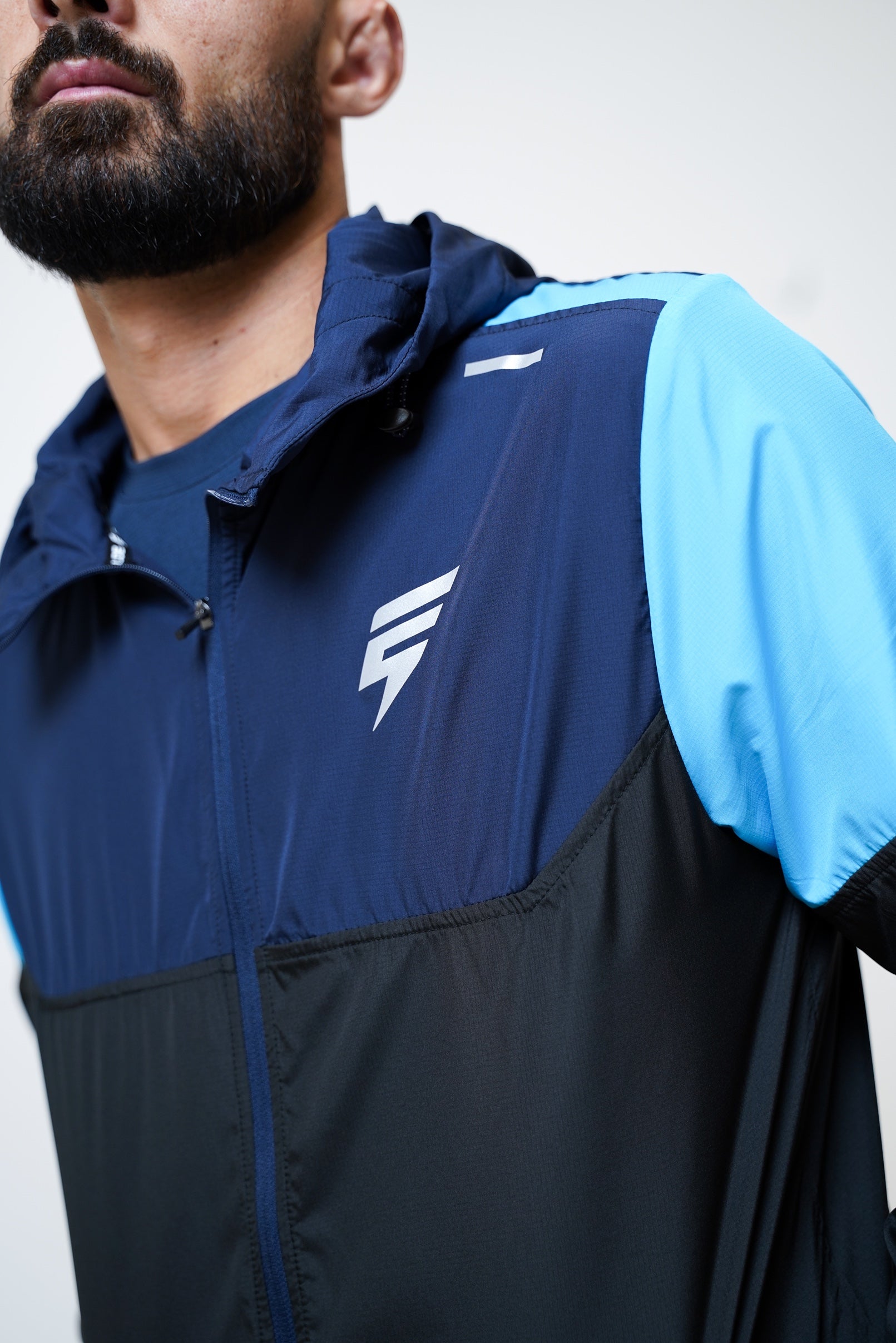CORE CARGO WINDBREAKER SET - BLACK/NAVY/BLUE