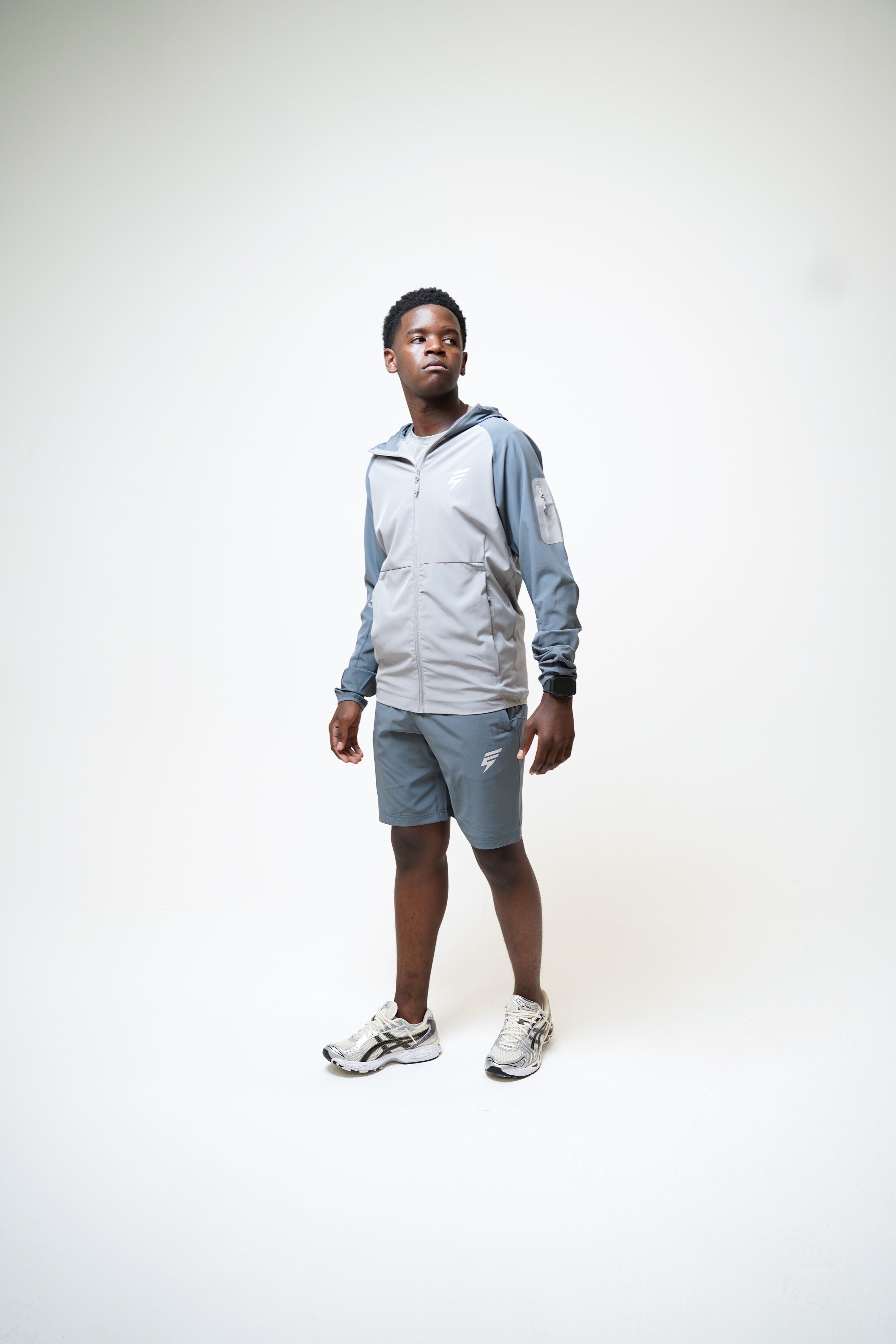 CORE JACKET SET - LIGHT GREY/GREY