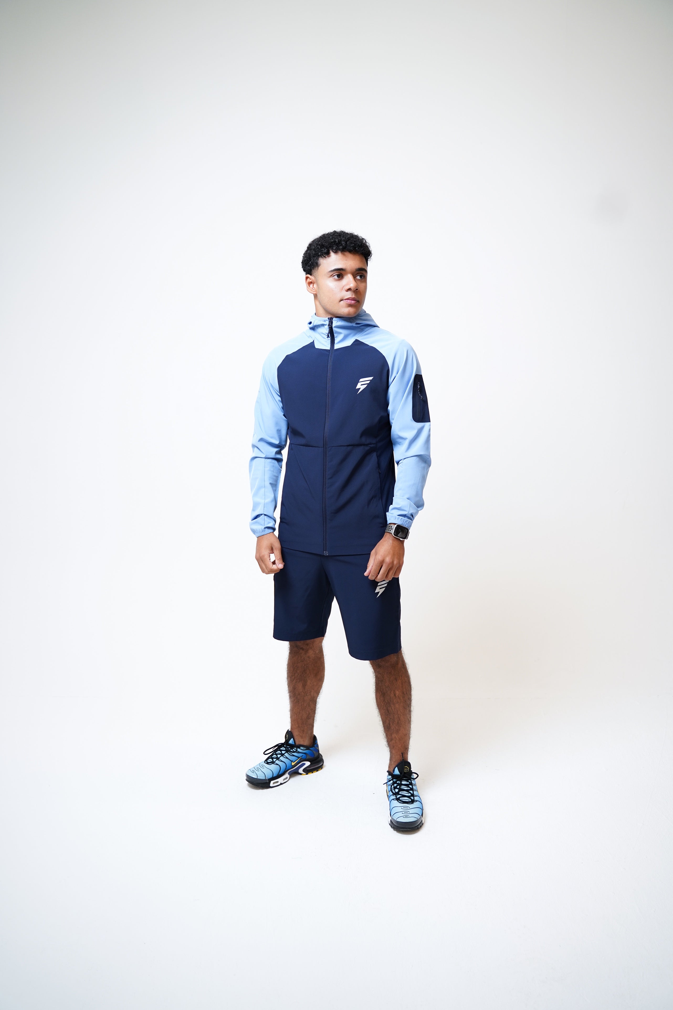 CORE JACKET SET - NAVY/LIGHT BLUE