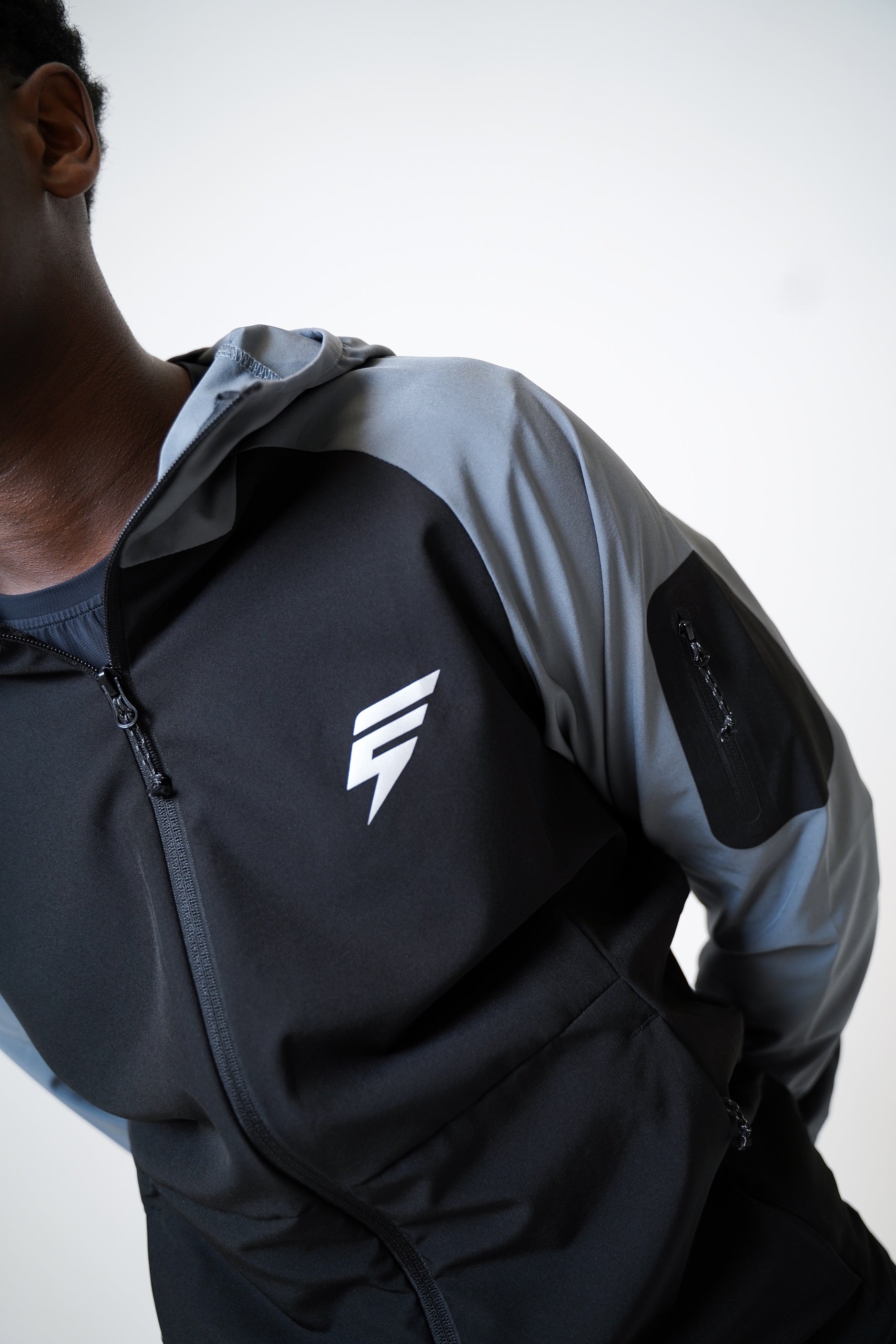 CORE JACKET SET - BLACK/GREY