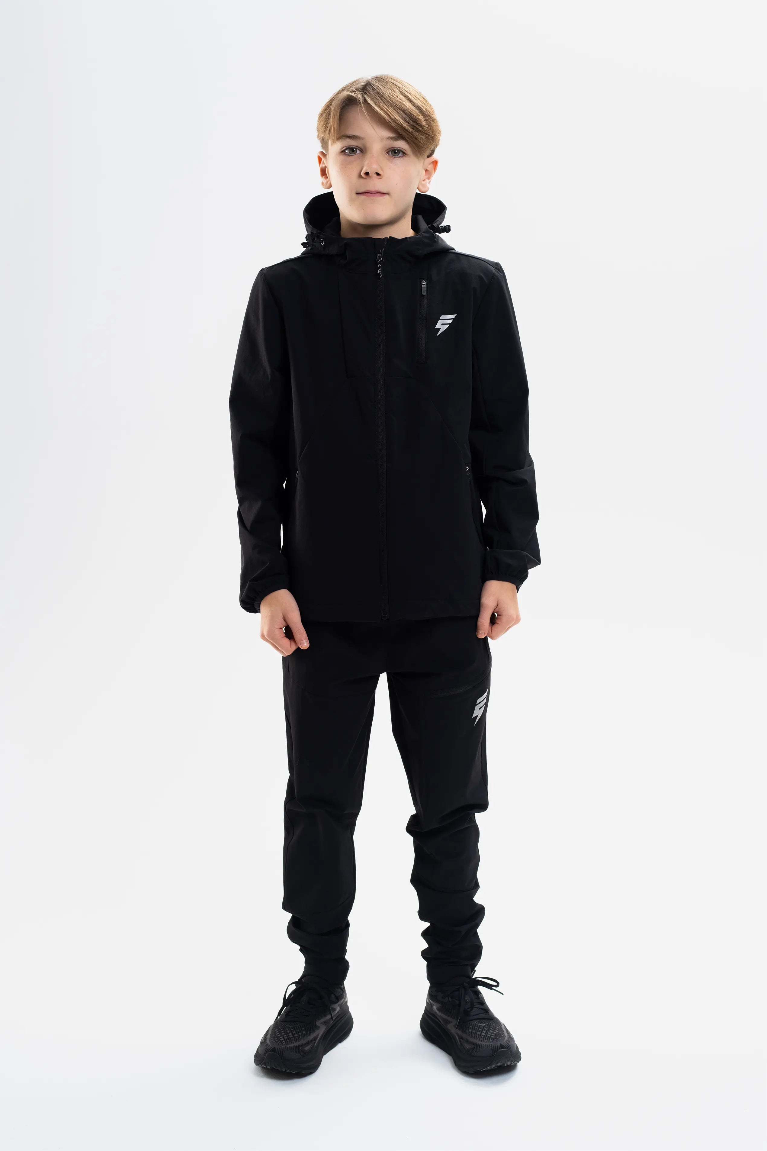 JUNIORS APEX JACKET - BLACK