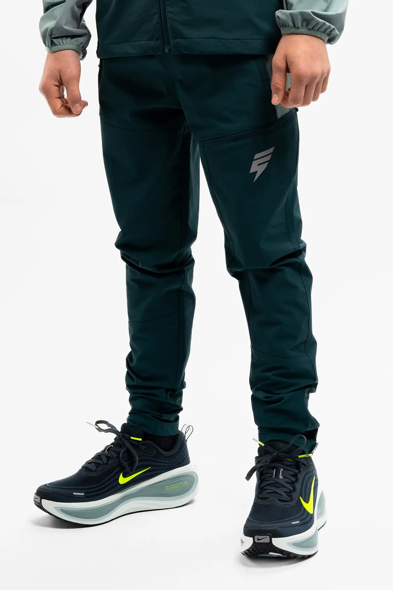 JUNIORS APEX PANT - TEAL/FOREST GREEN
