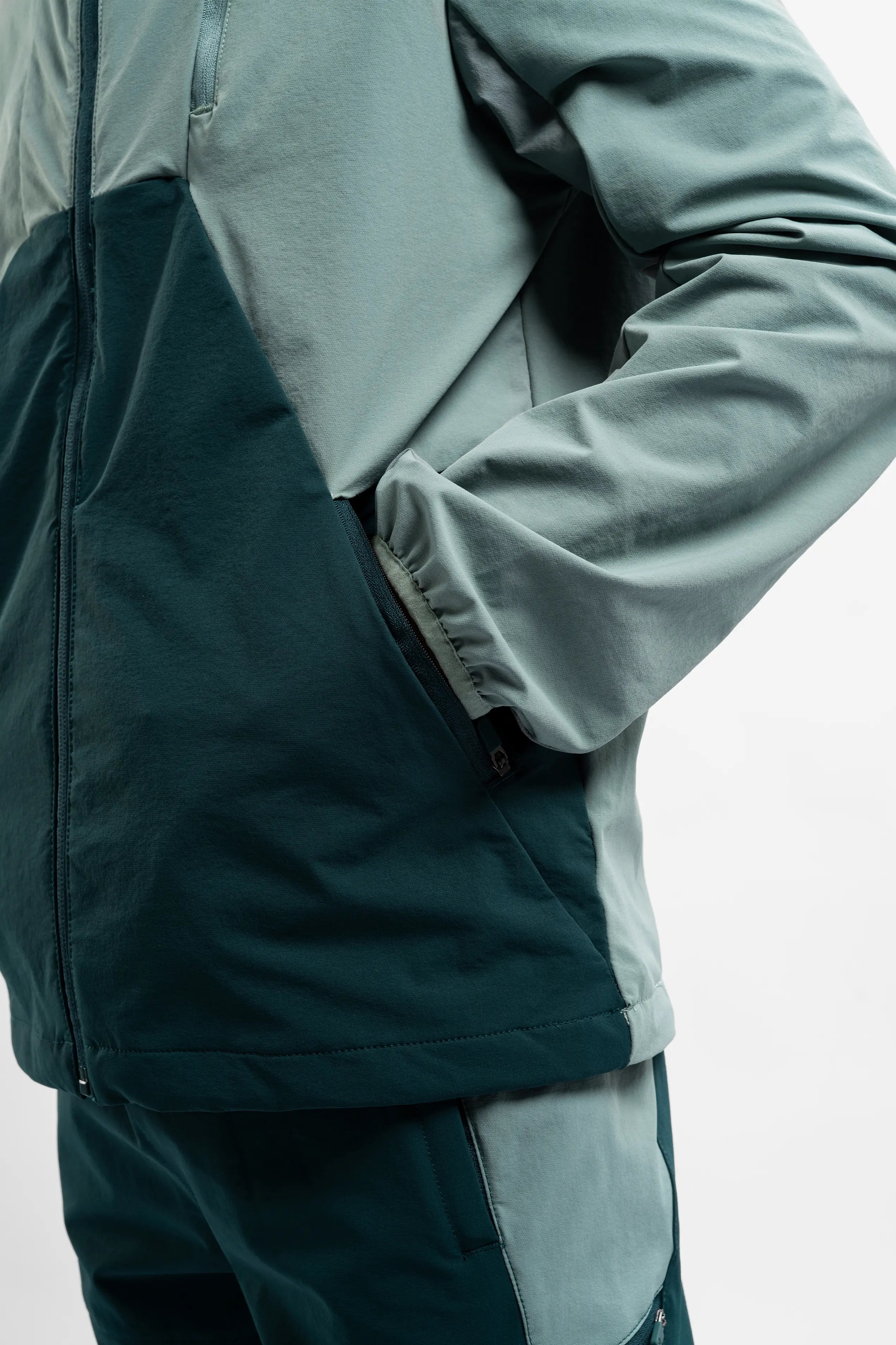 JUNIORS APEX TRACKSUIT - TEAL/GREEN