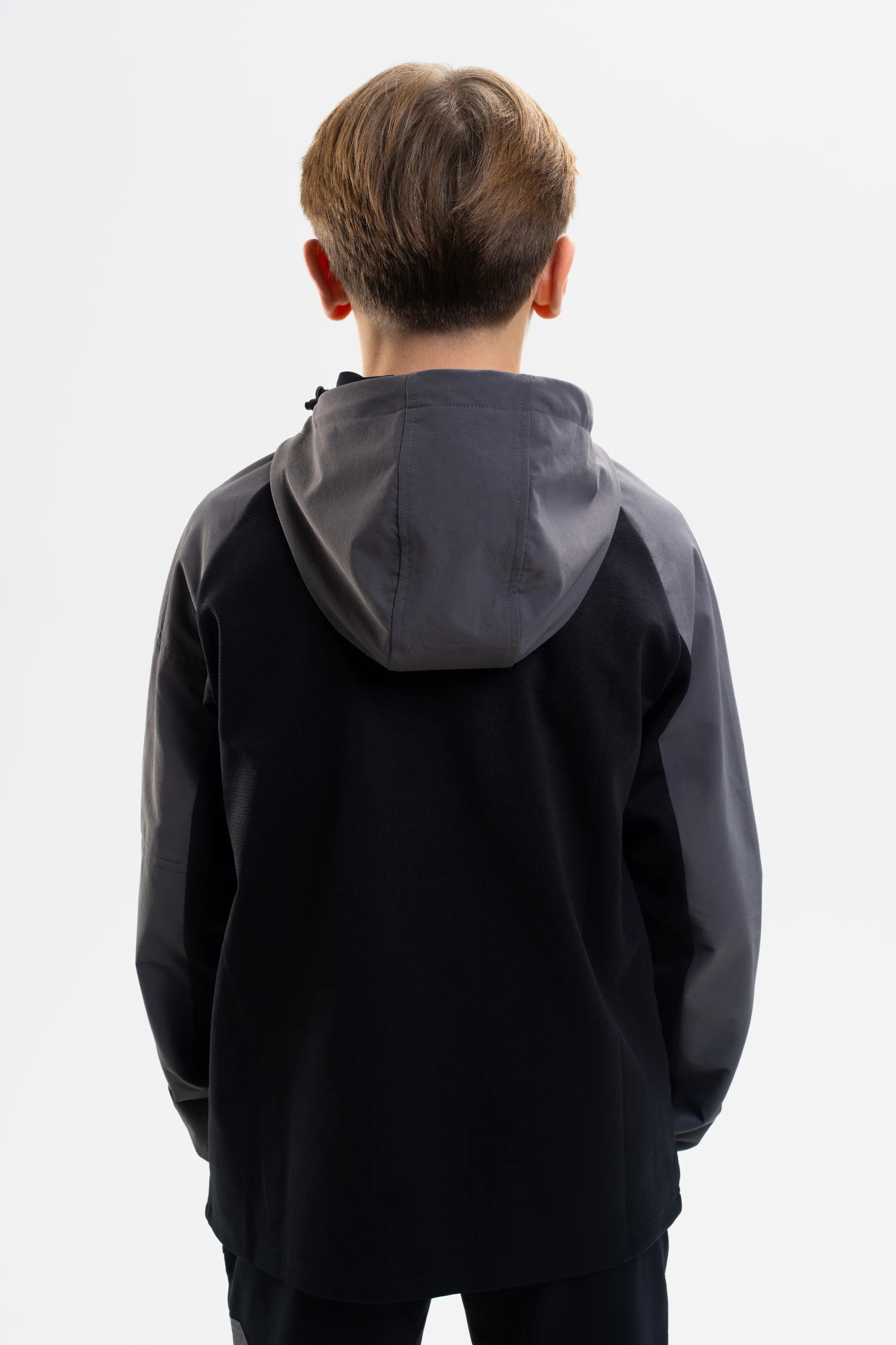 JUNIORS PATCH JACKET - BLACK/COAL