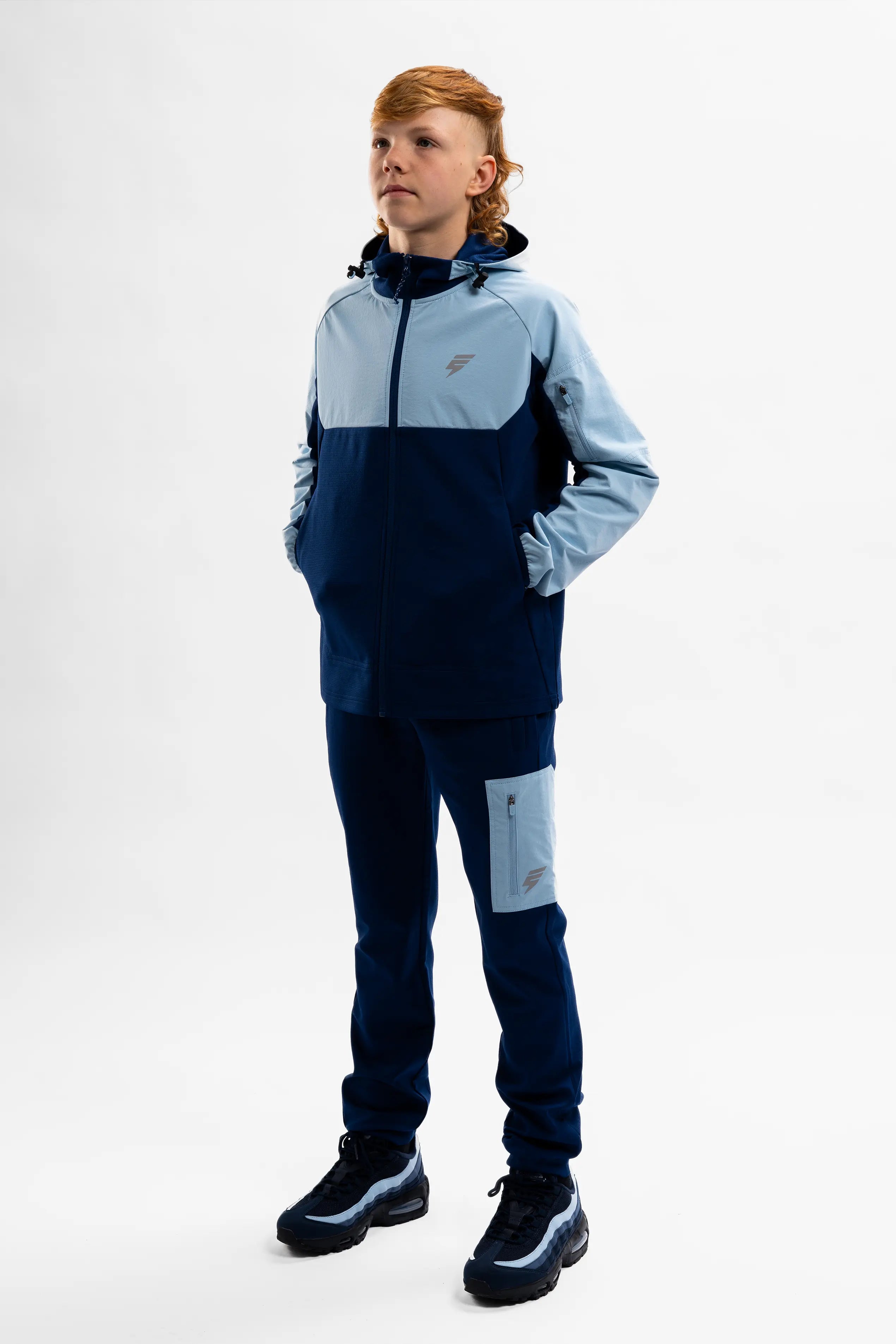 JUNIORS PATCH JACKET - NAVY/BLUE