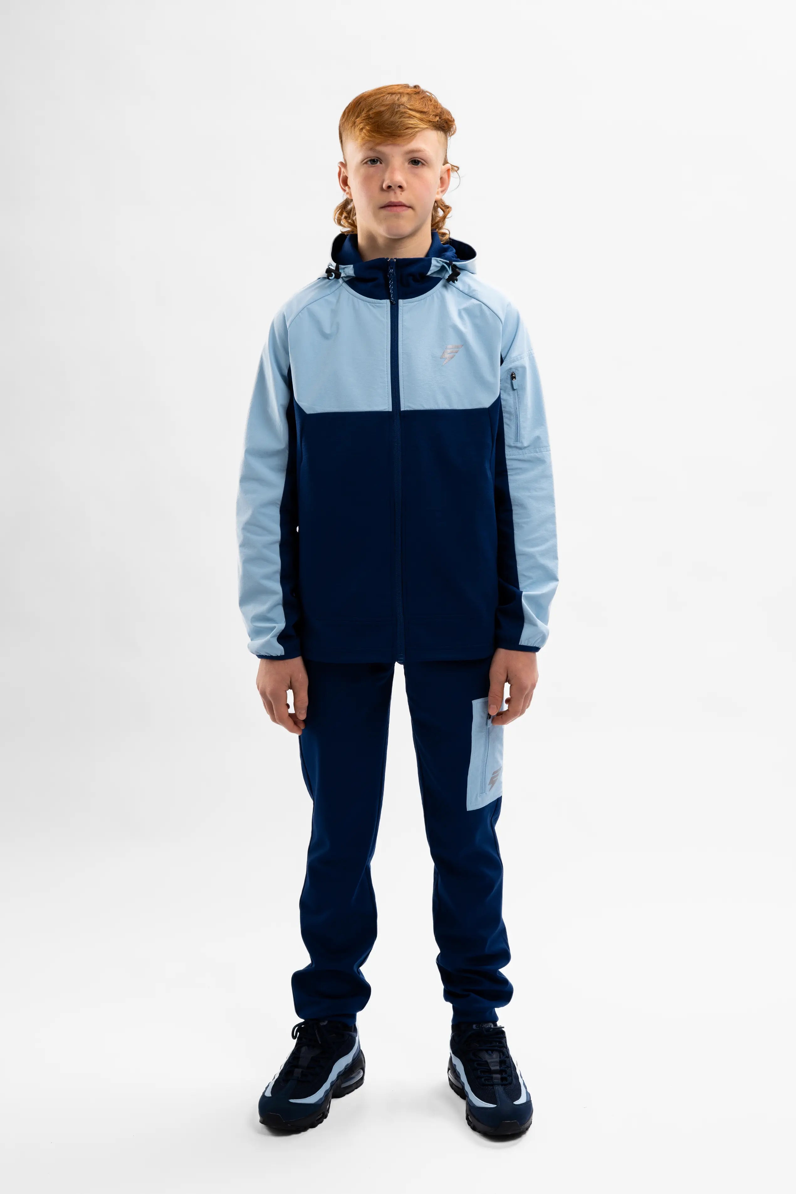 JUNIORS PATCH JACKET - NAVY/BLUE