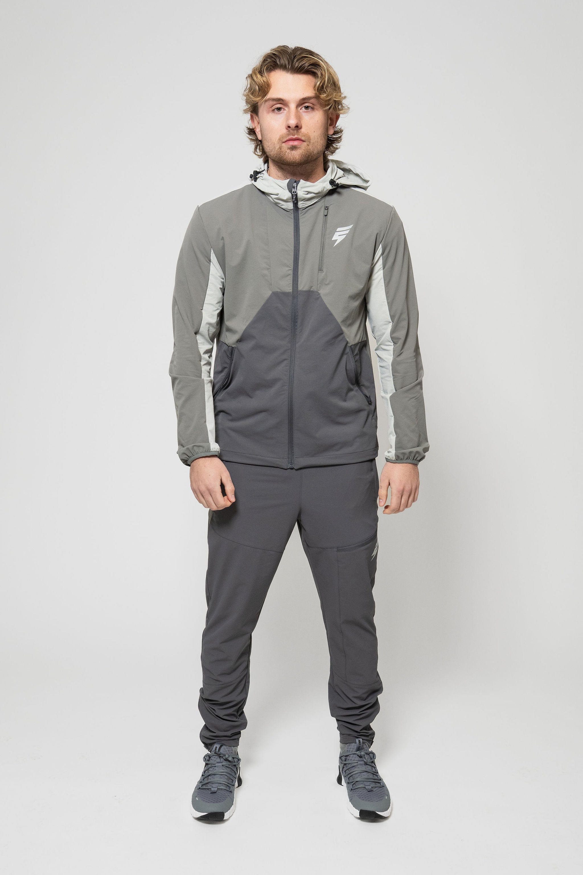 APEX TRACKSUIT - COAL/GREY/LIGHT GREY