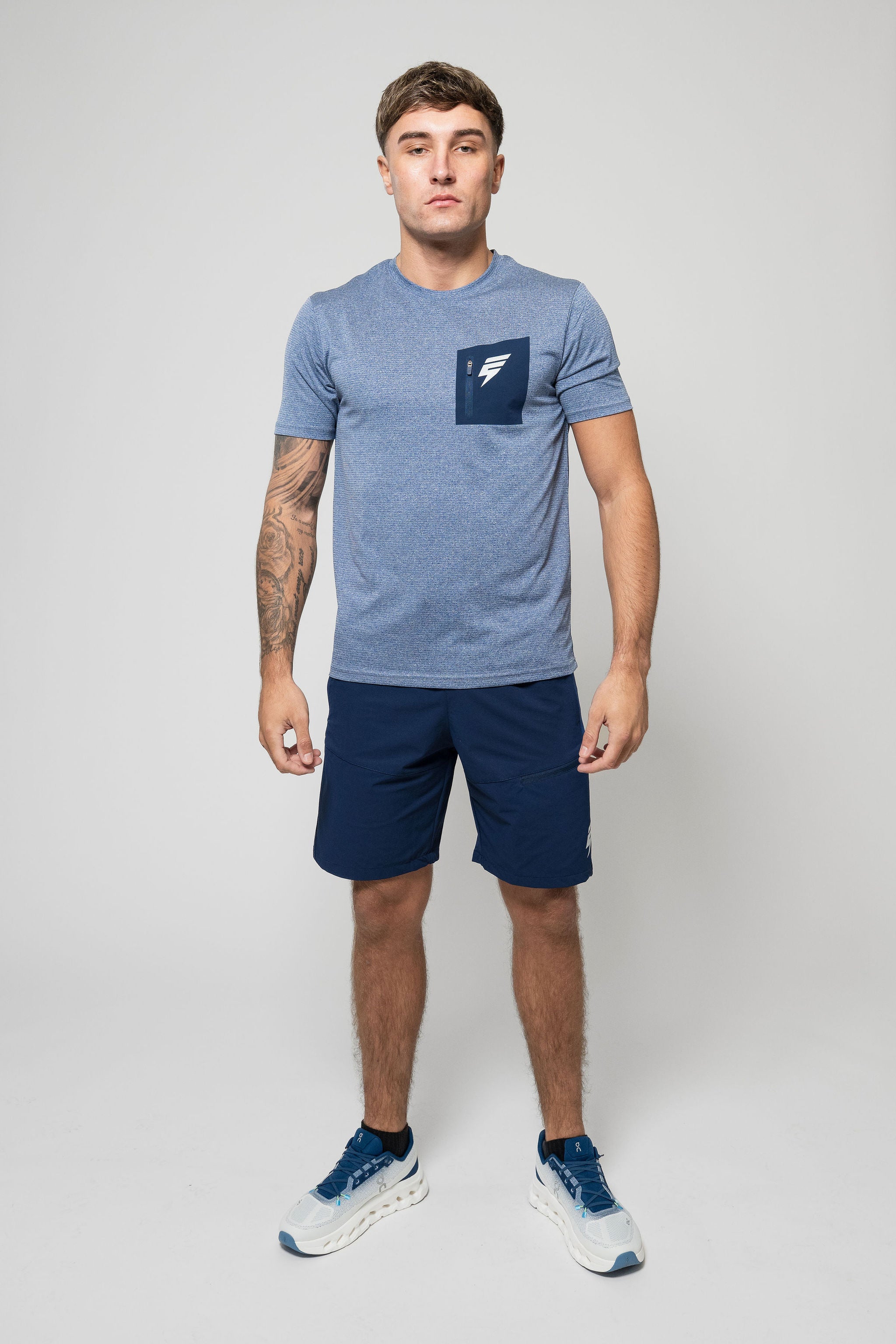 APEX SHORT SET - NAVY/BLUE