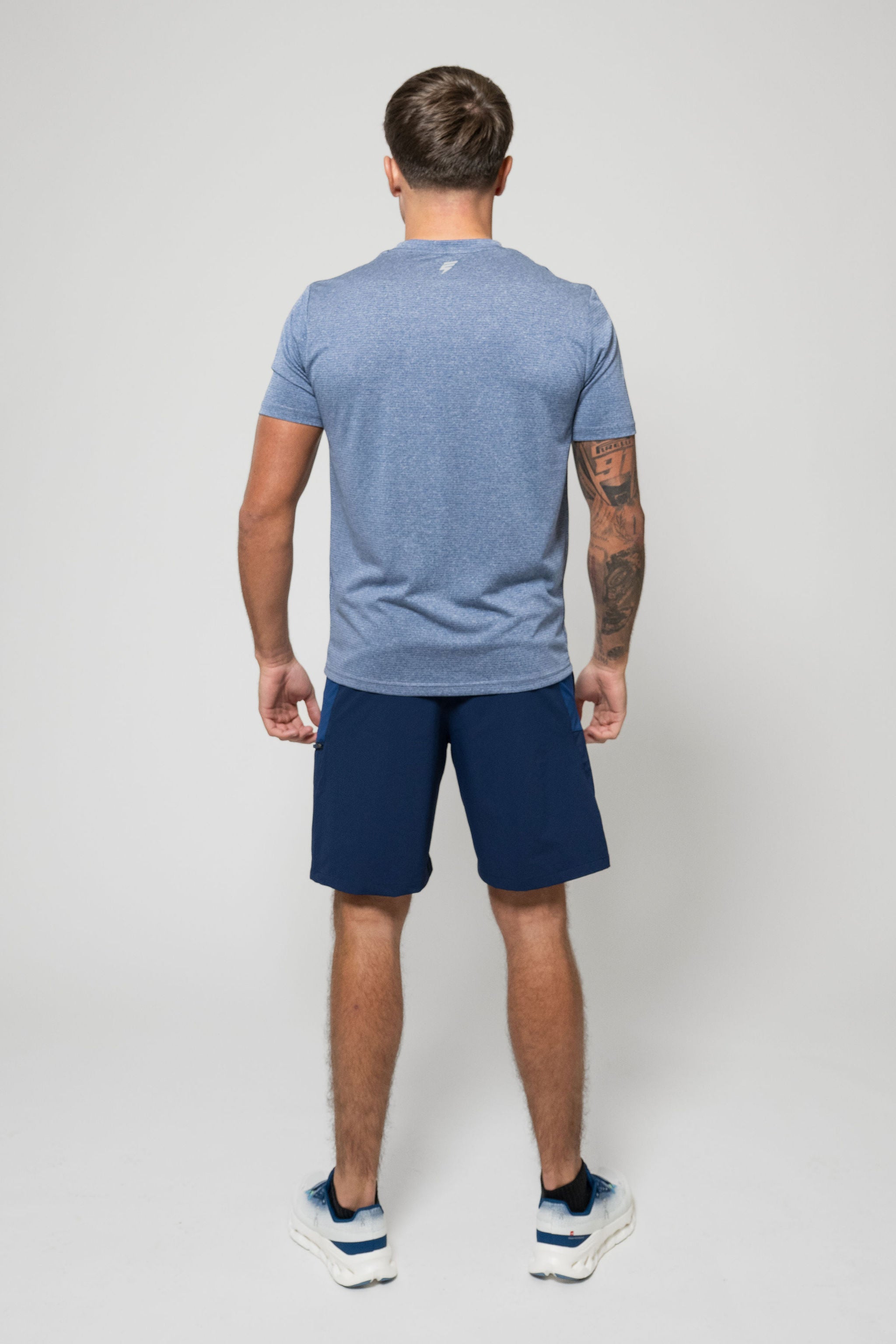 APEX SHORT SET - NAVY/BLUE