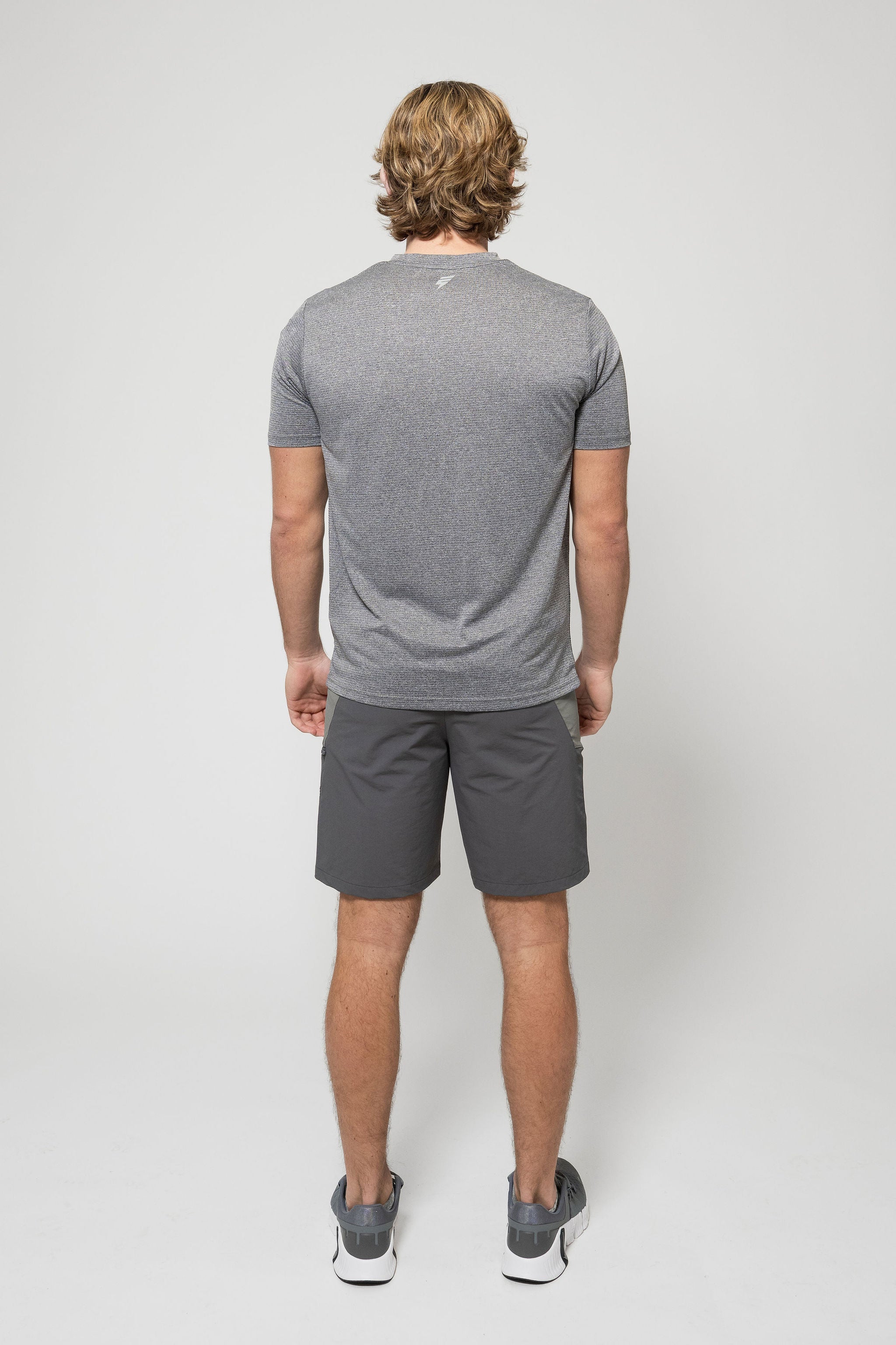 APEX SHORT SET - COAL/GREY