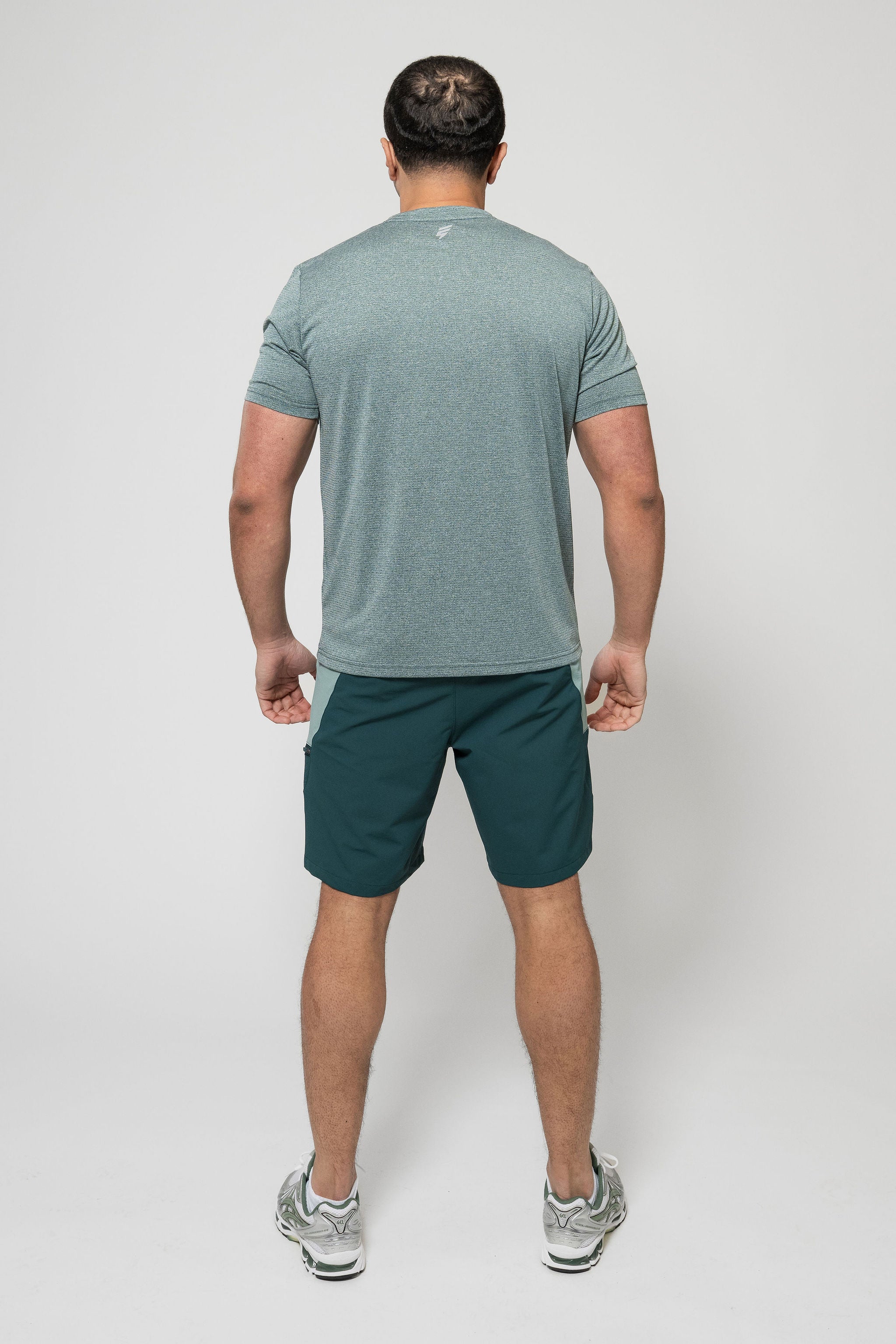 APEX SHORT SET - TEAL/FOREST GREEN