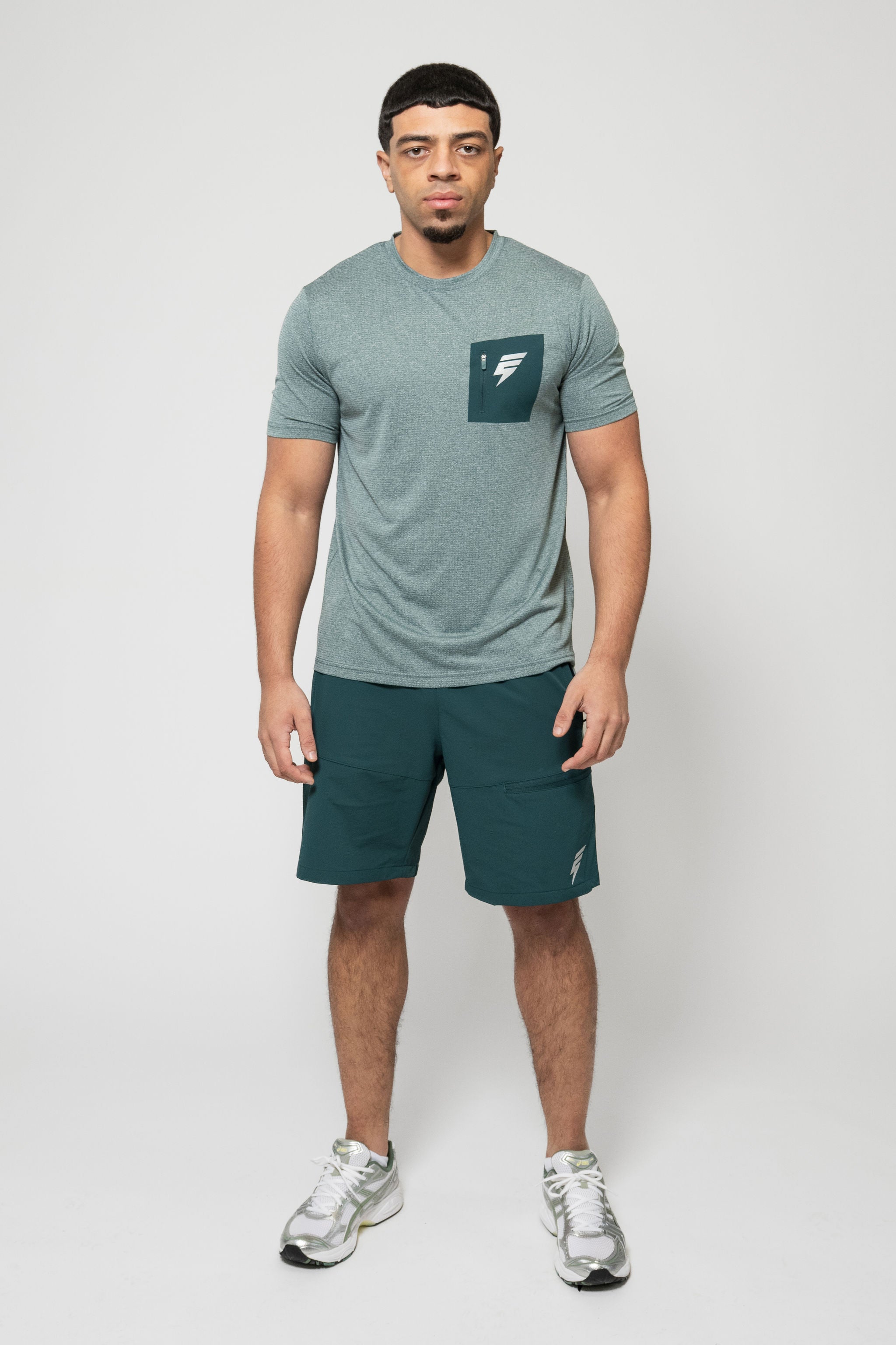 APEX TEE - TEAL/GREEN