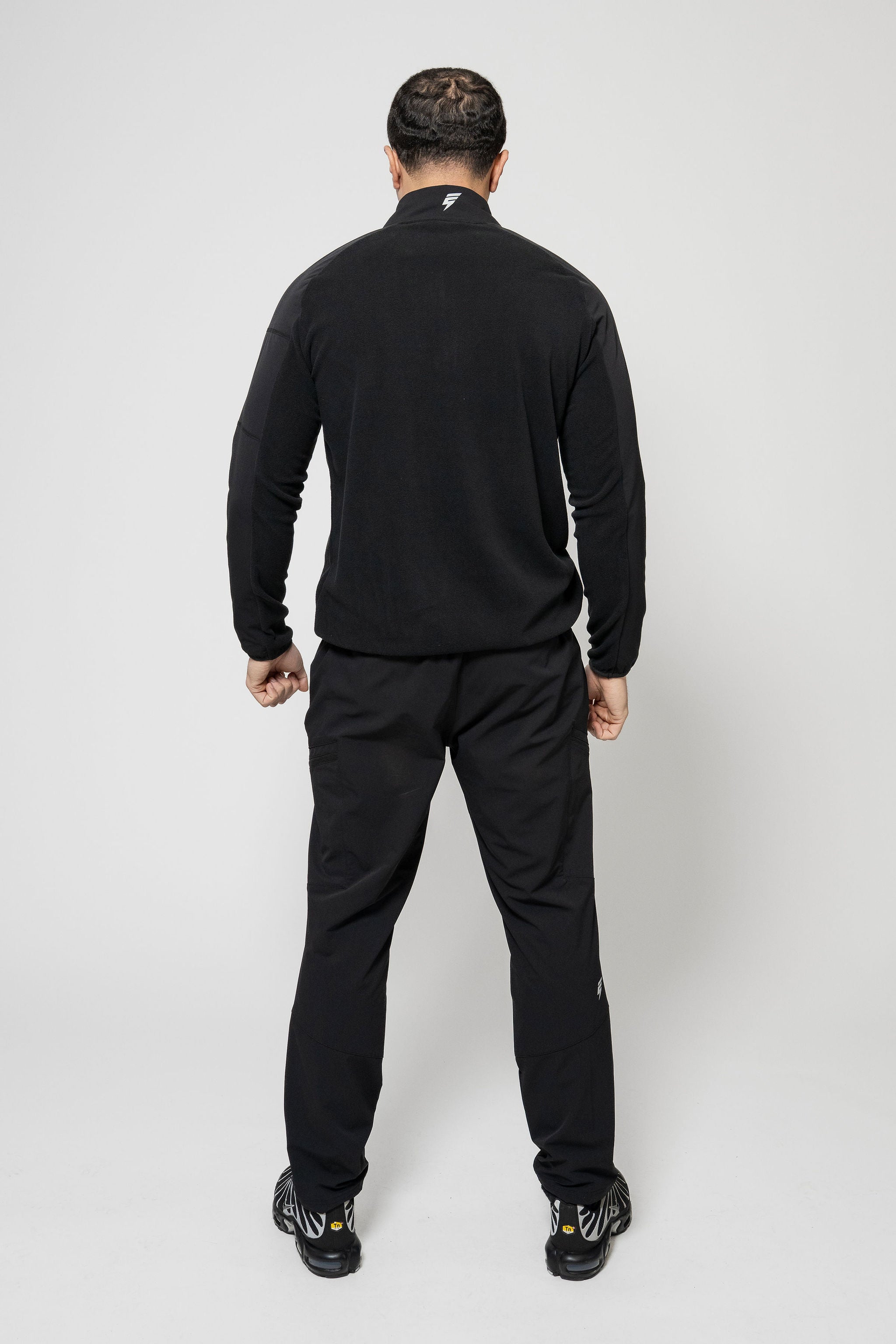 TRAIL FLEECE 1/4 TRACKSUIT - BLACK