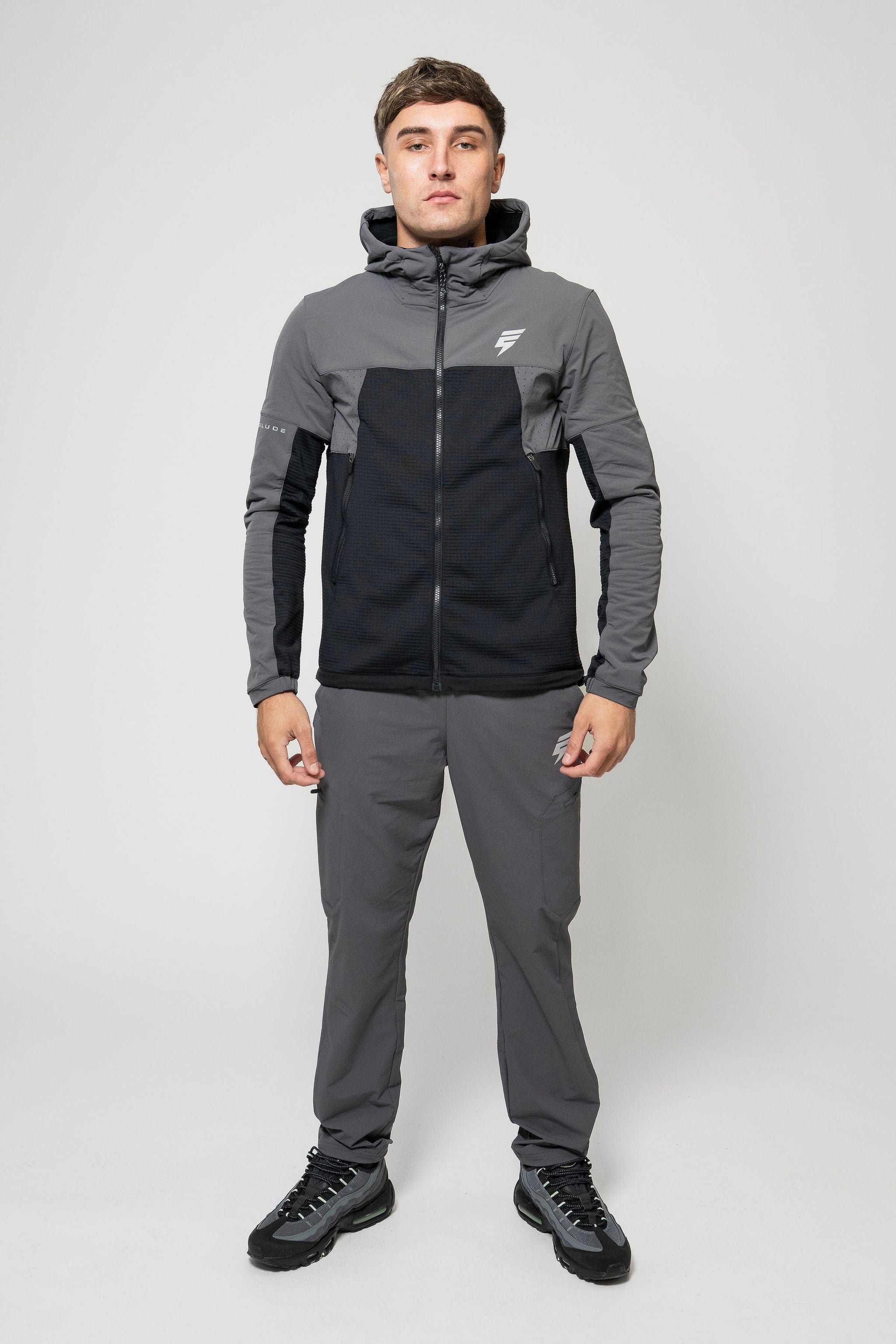 DELTA FLEECE TRACKSUIT - COAL/BLACK