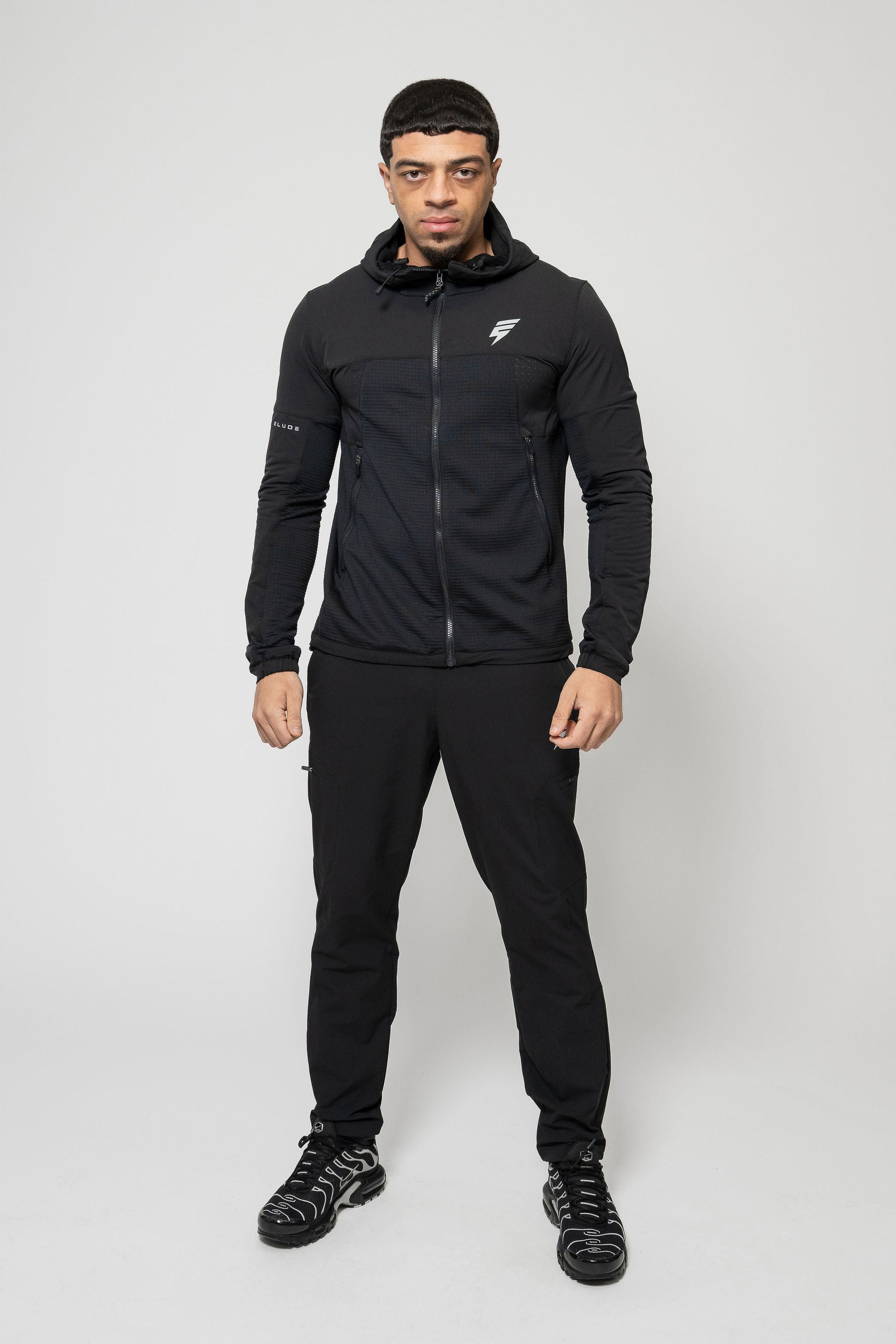DELTA FLEECE TRACKSUIT - BLACK